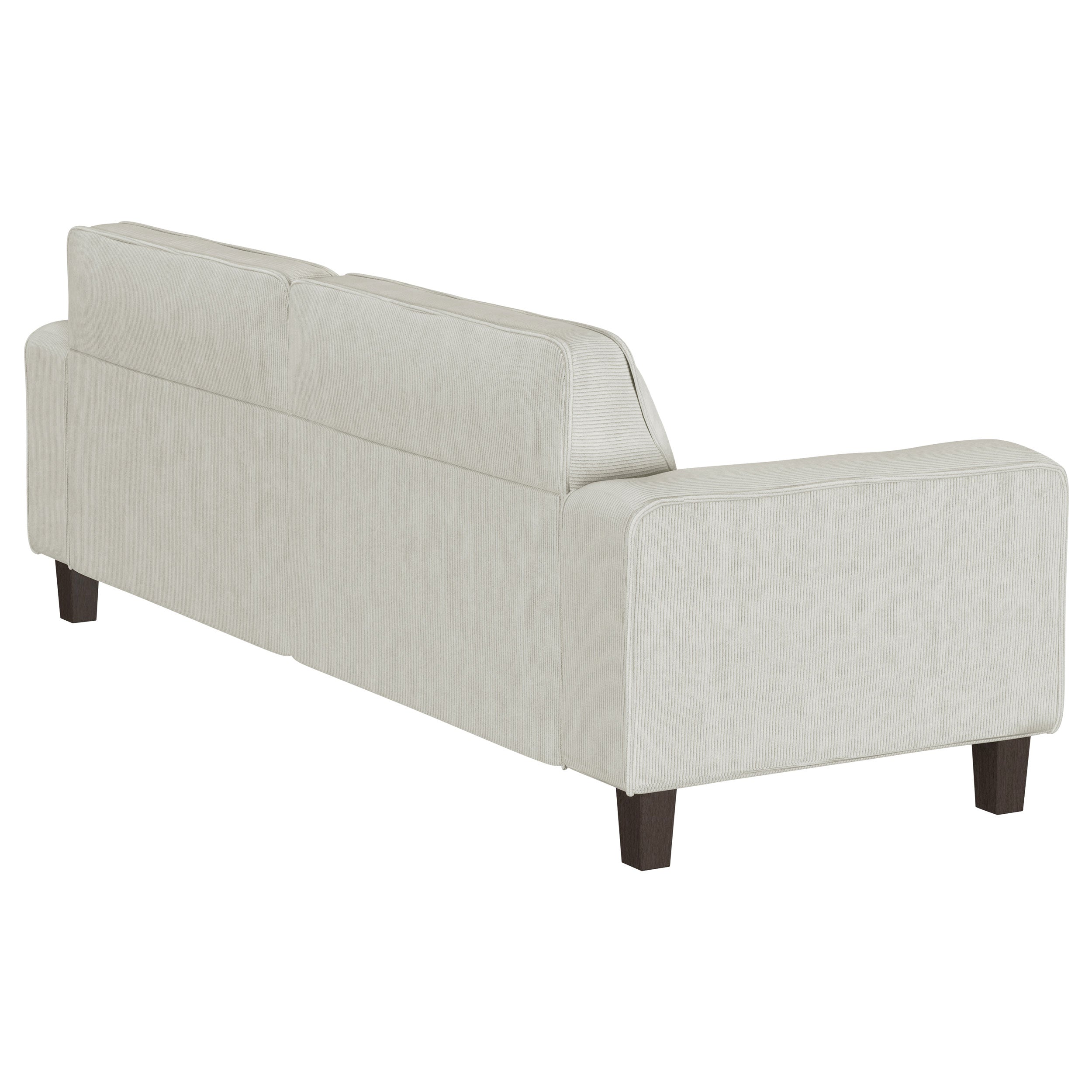 Deerhurst Upholstered Track Arm Tufted Sofa Charcoal