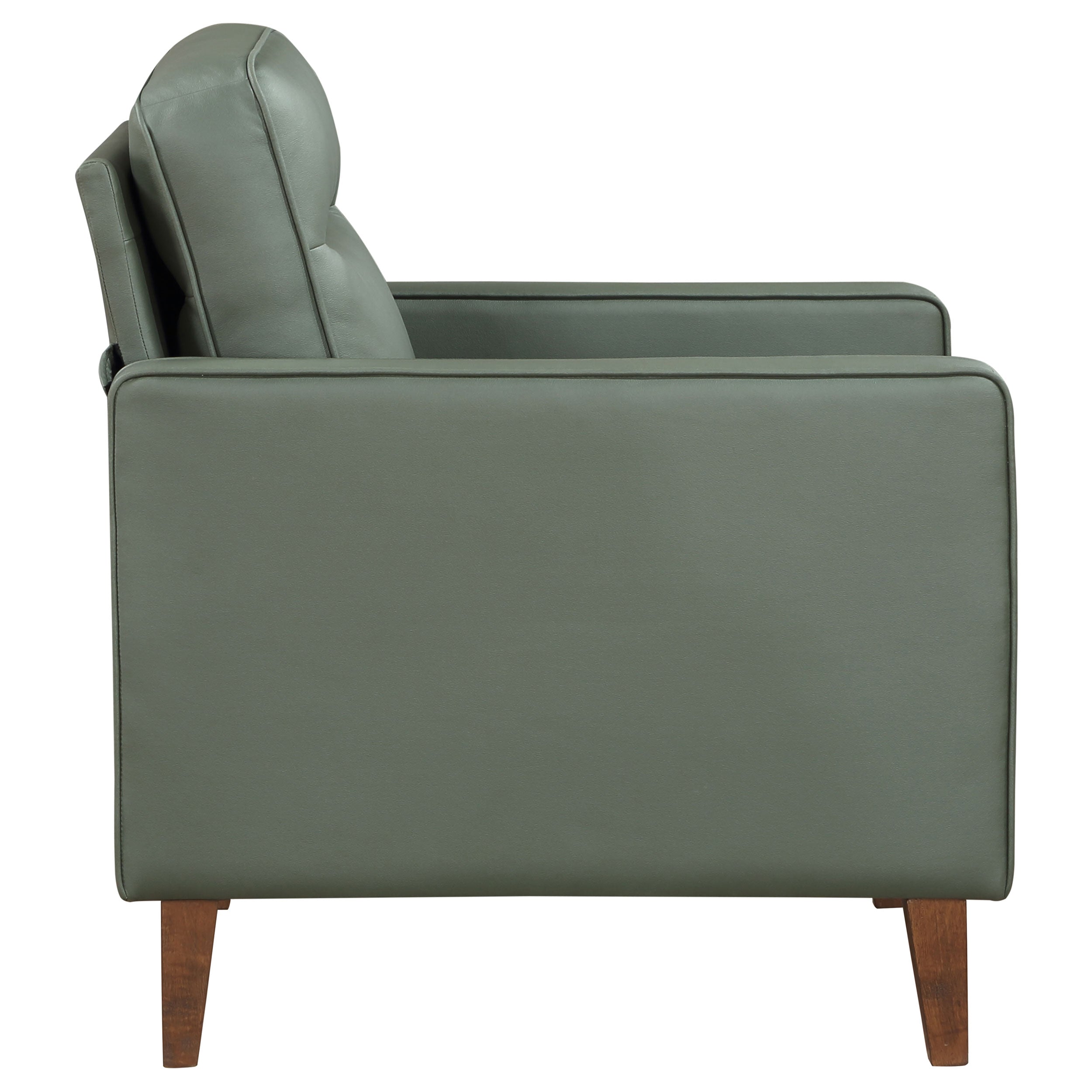 Jonah Upholstered Track Arm Accent Chair Ivory