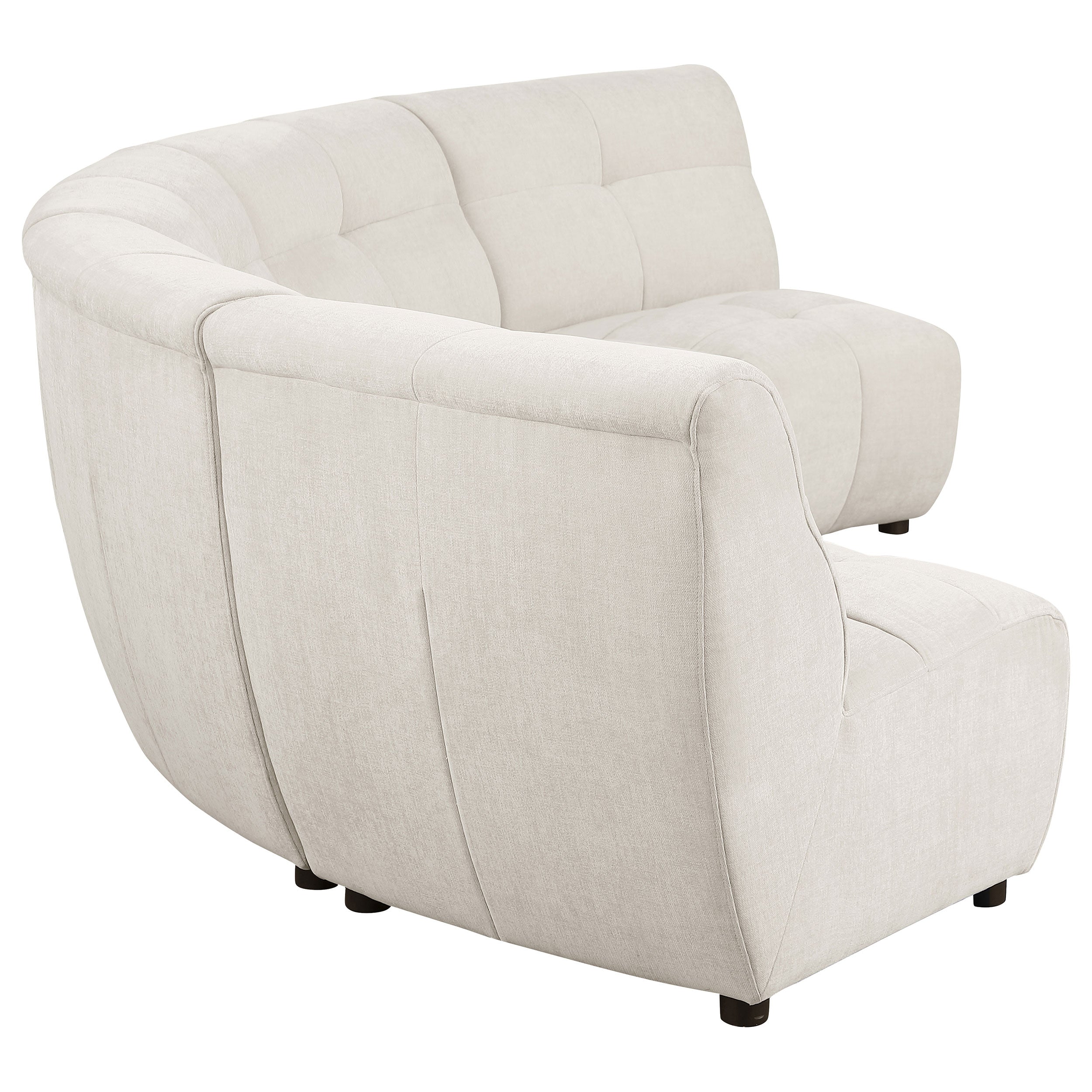 Charlotte  Upholstered Modular Sectional Sofa Ivory
