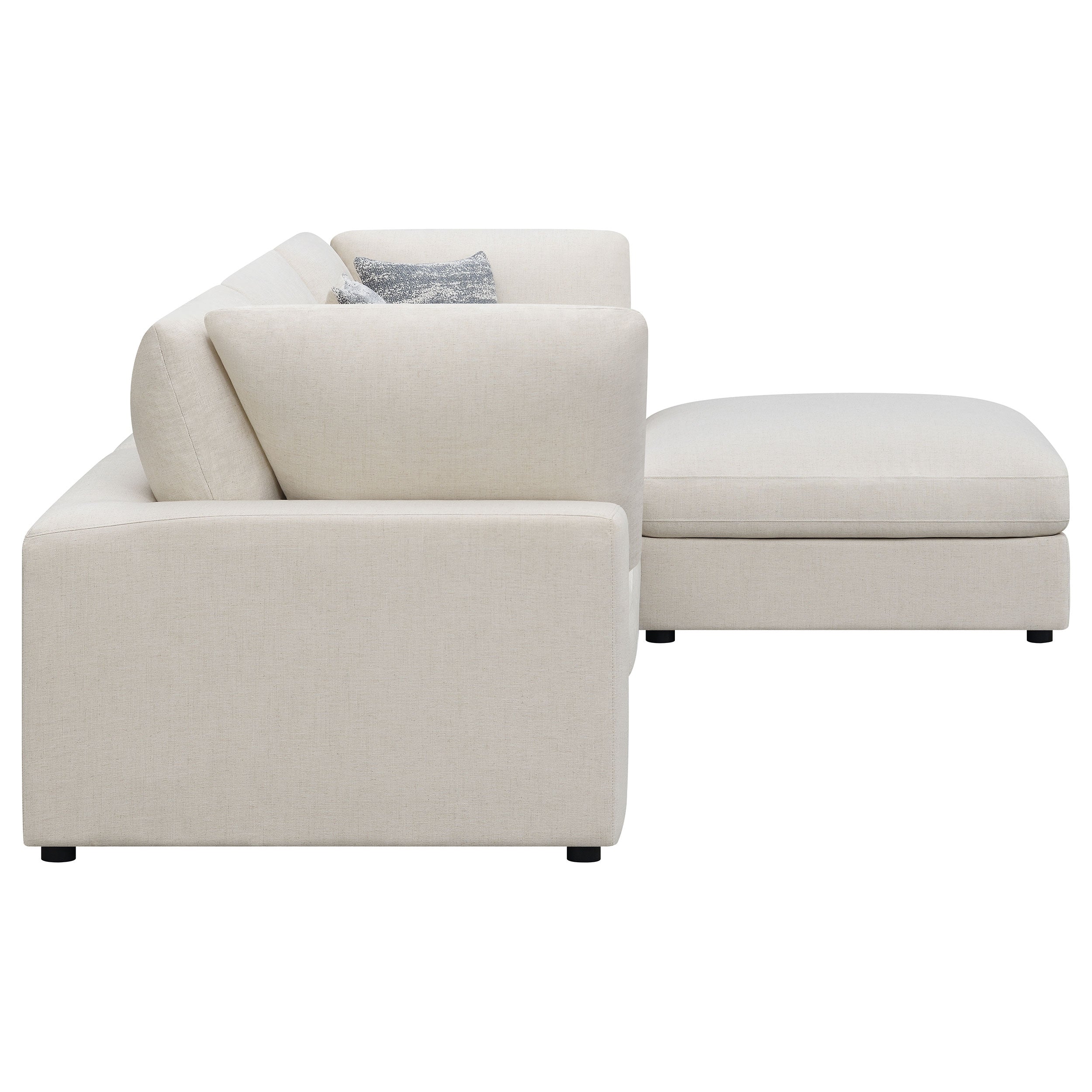 Serene  Upholstered Modular Sectional Sofa Beige