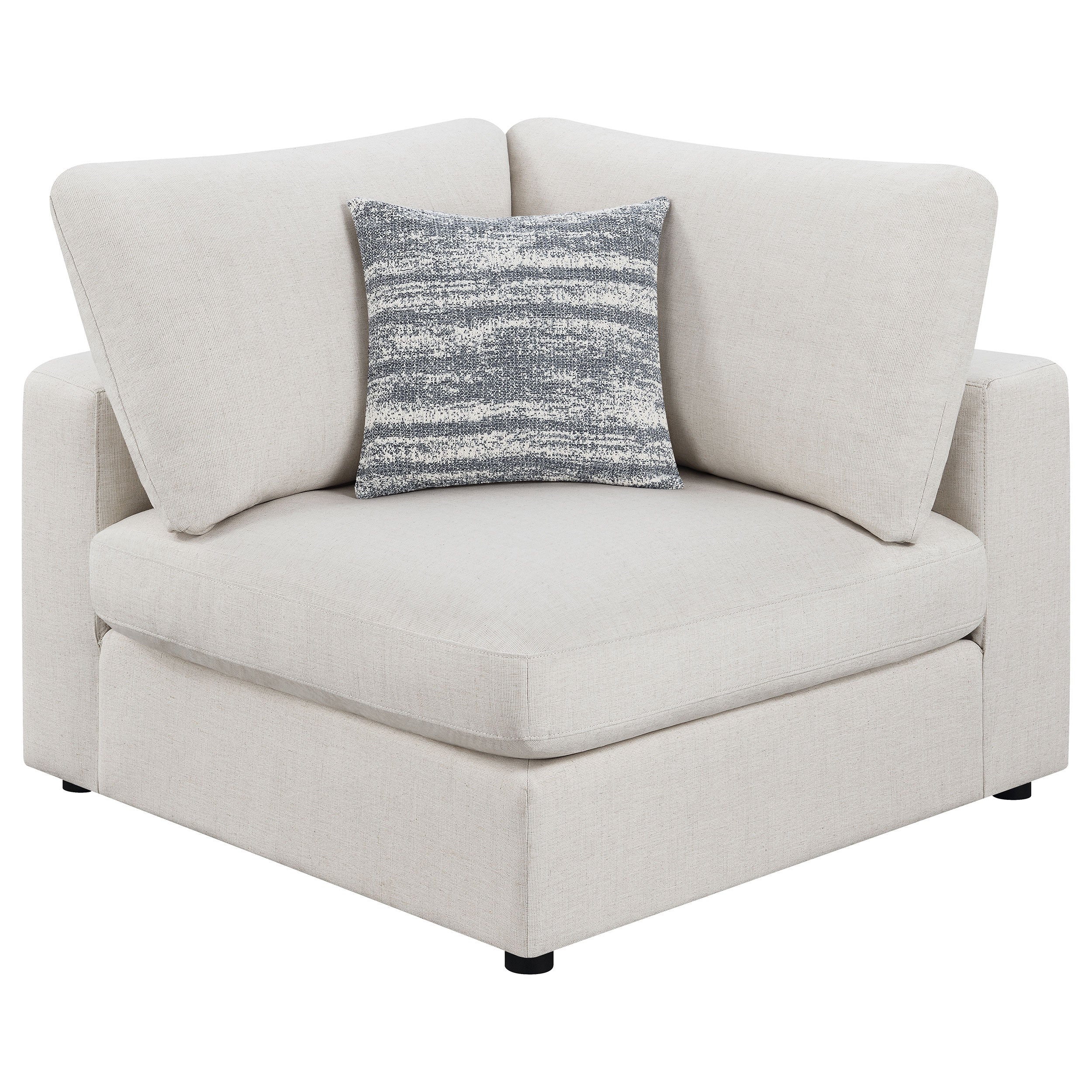 Serene  Upholstered Modular Sectional Sofa Beige