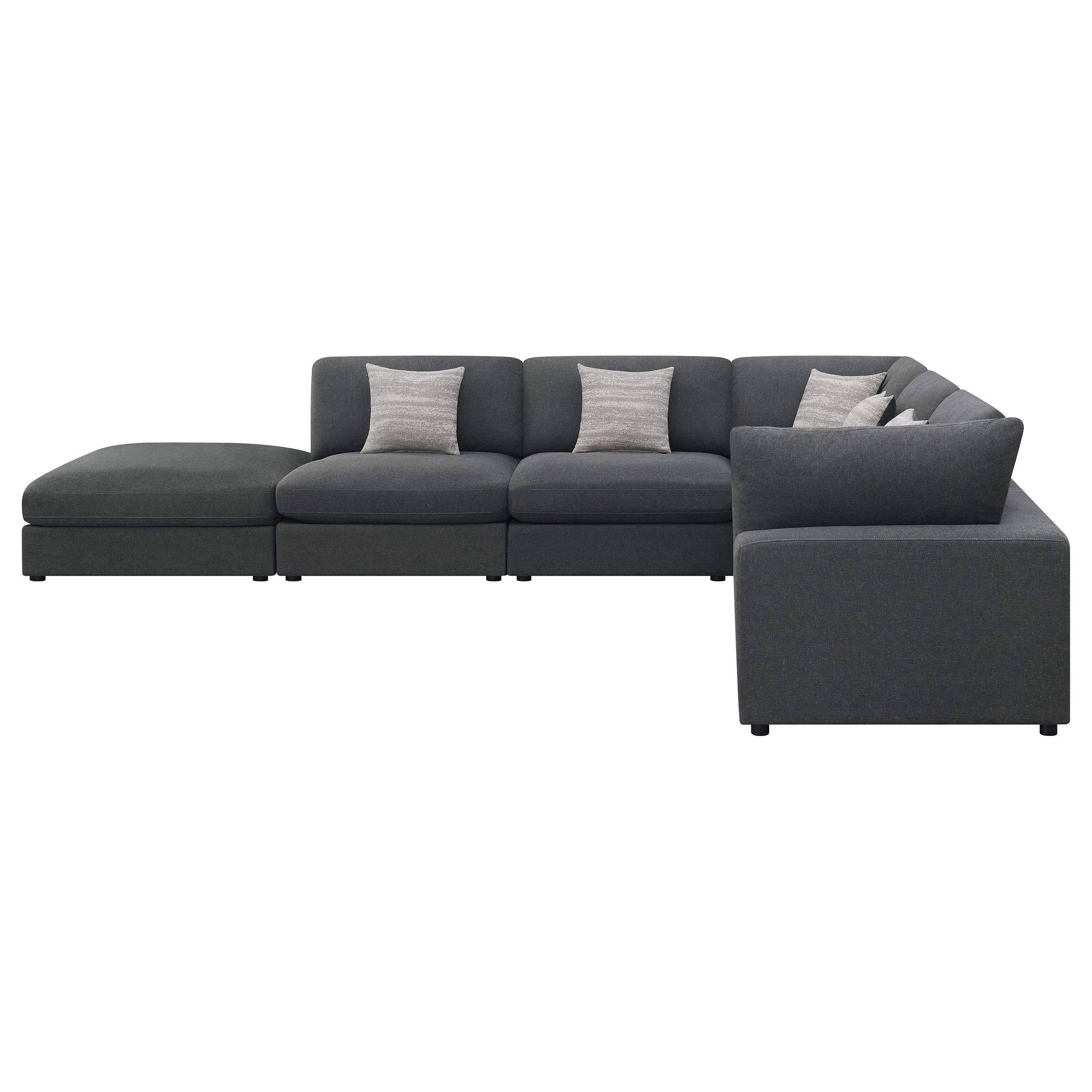 Serene  Upholstered Modular Sectional Sofa Beige