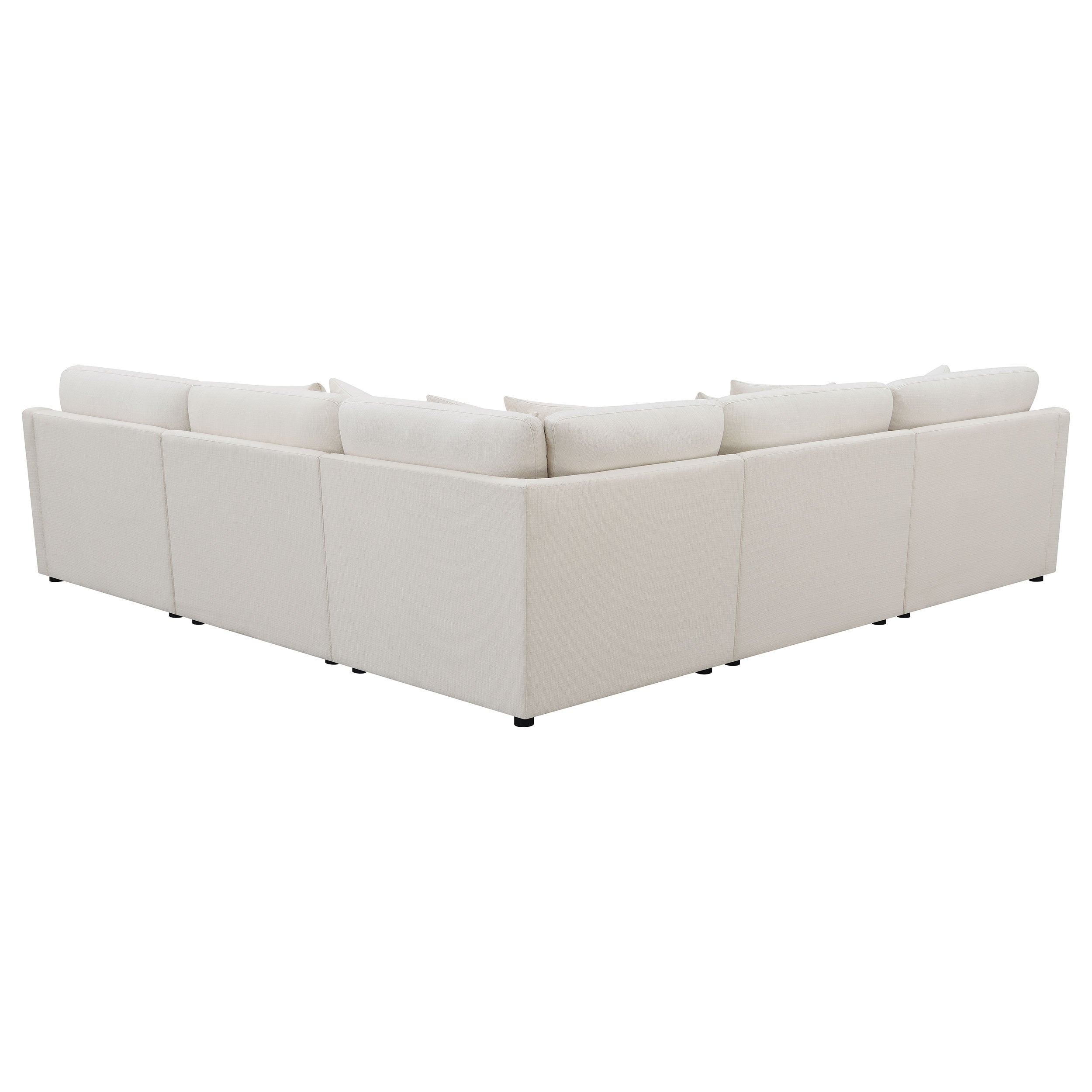 Hobson  Upholstered Modular Sectional Sofa Charcoal