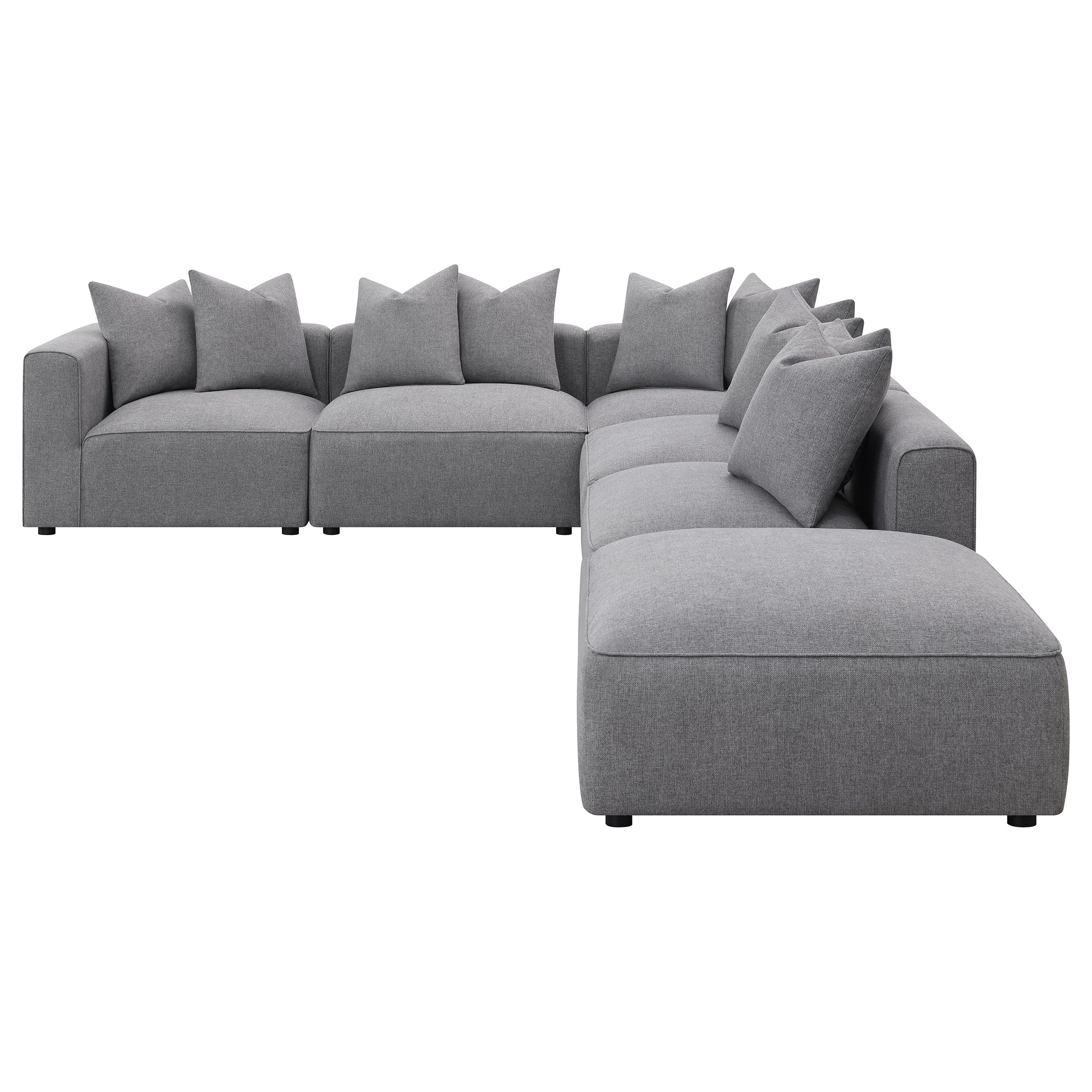Jennifer  Upholstered Modular Sectional Grey