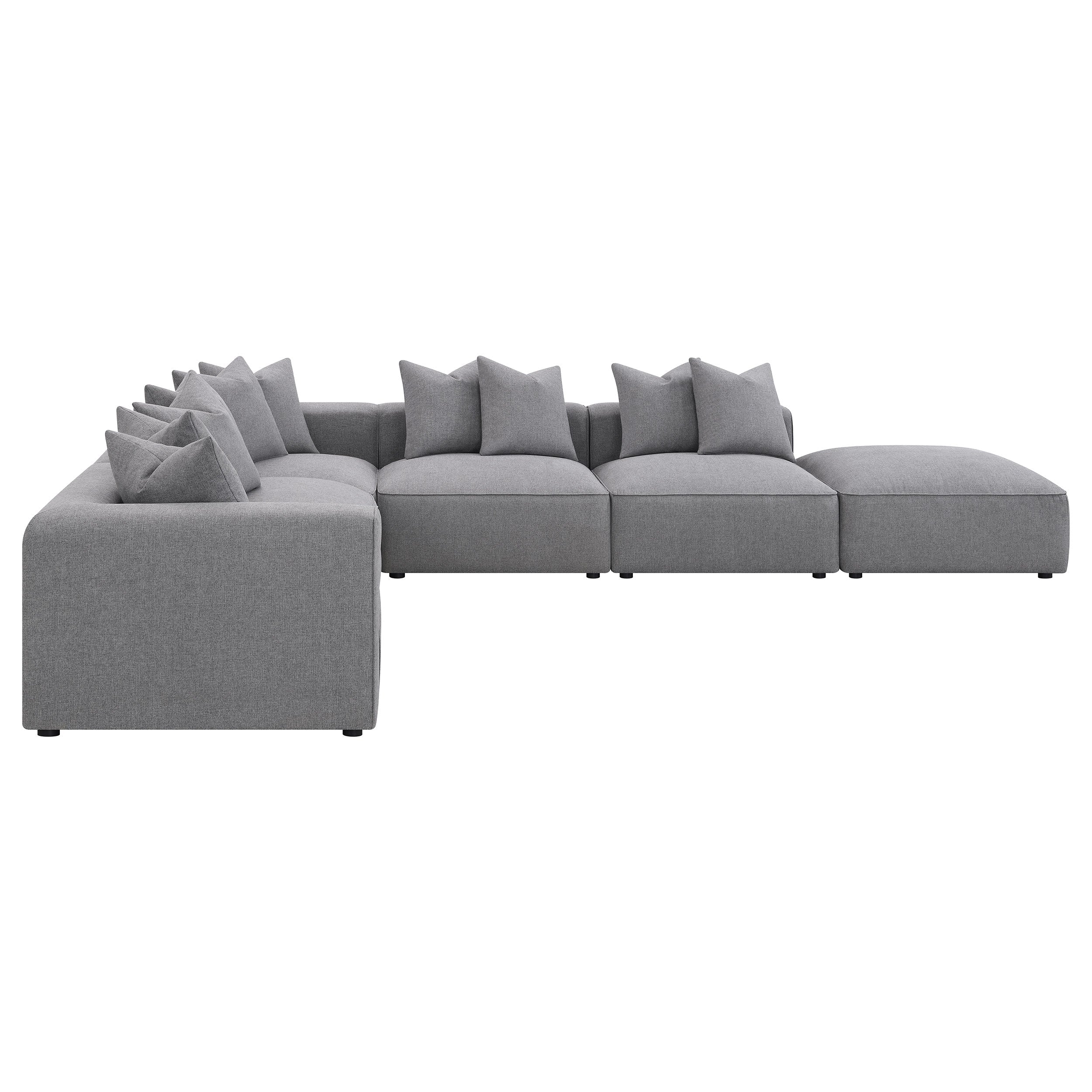 Jennifer  Upholstered Modular Sectional Grey