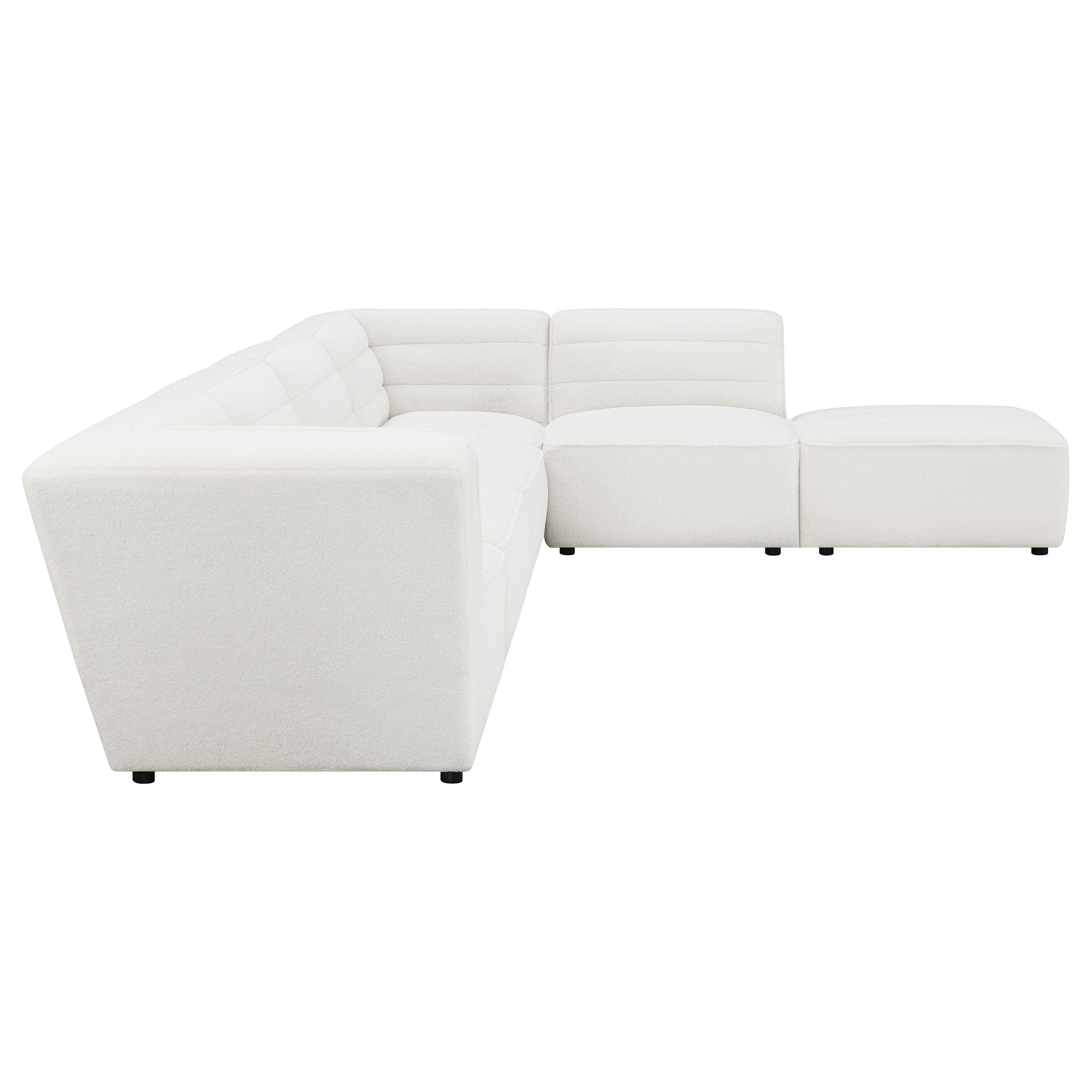 Sunny  Upholstered Modular Sectional Sofa Charcoal