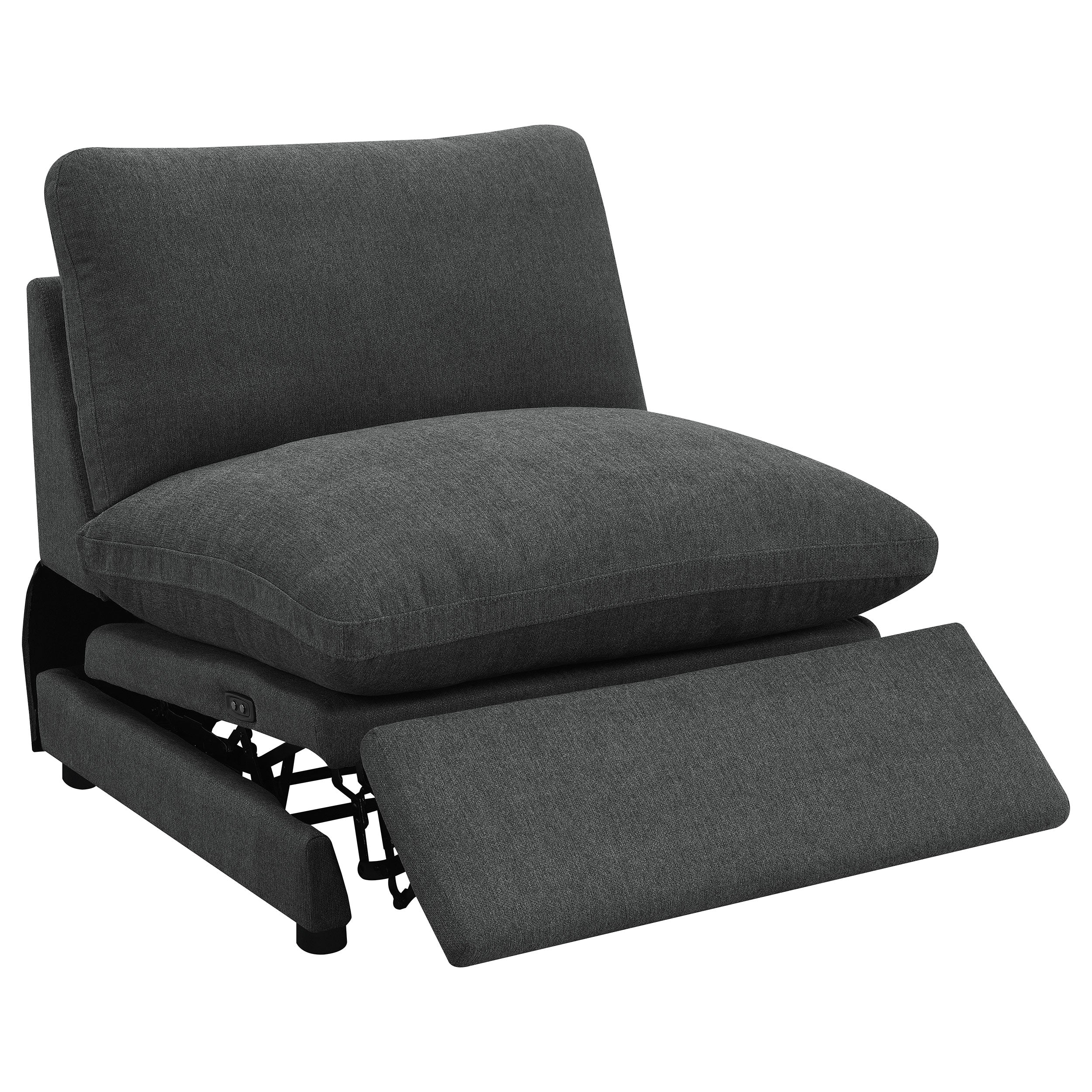 Collins  Modular Power Reclining Sectional Dark Grey