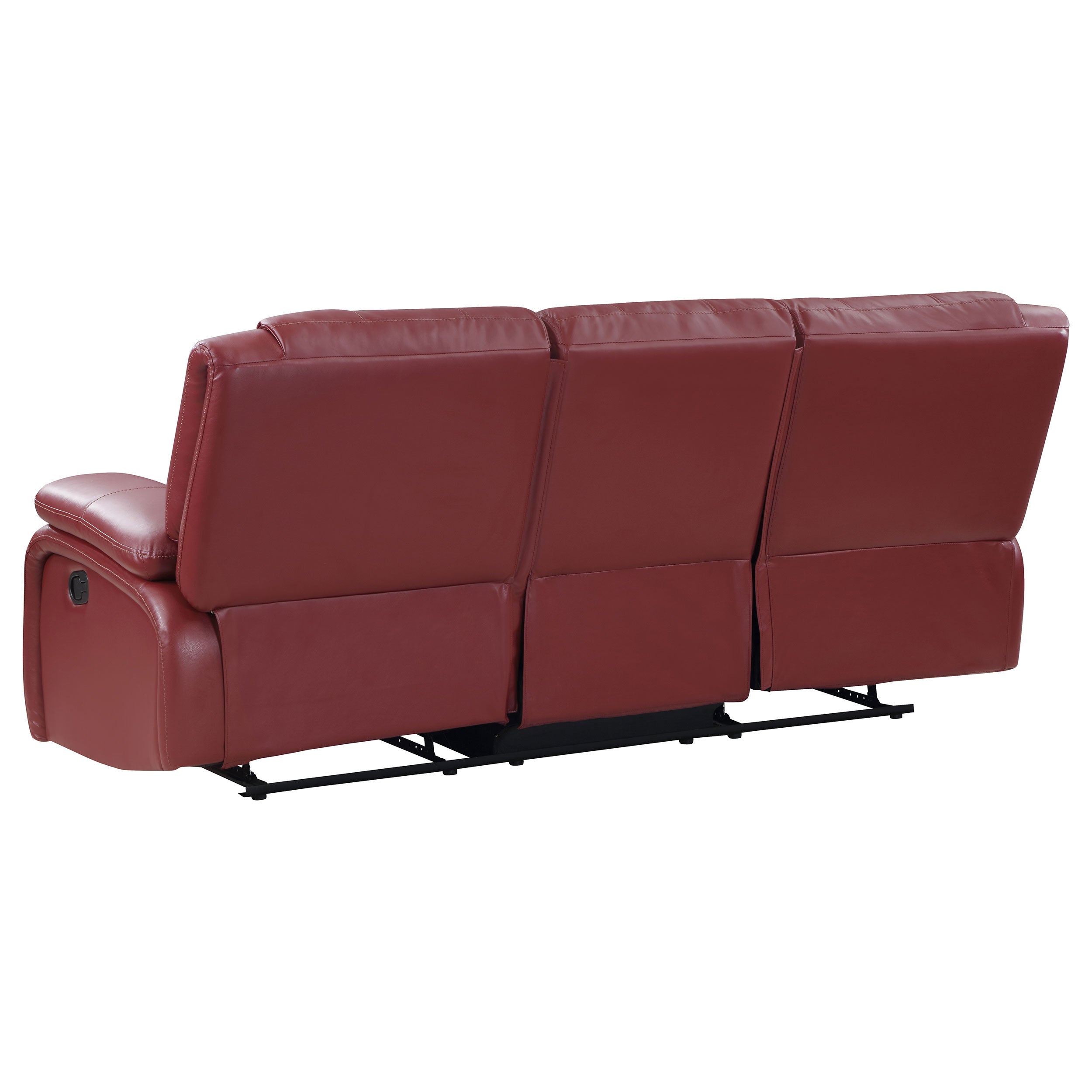 Camila  Upholstered Motion Reclining Sofa Set Black