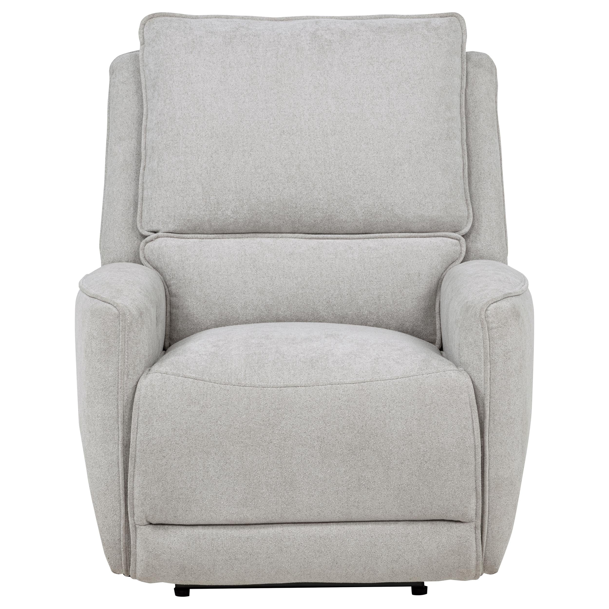 Sylmar Chenille Upholstered Power Recliner Dove Grey