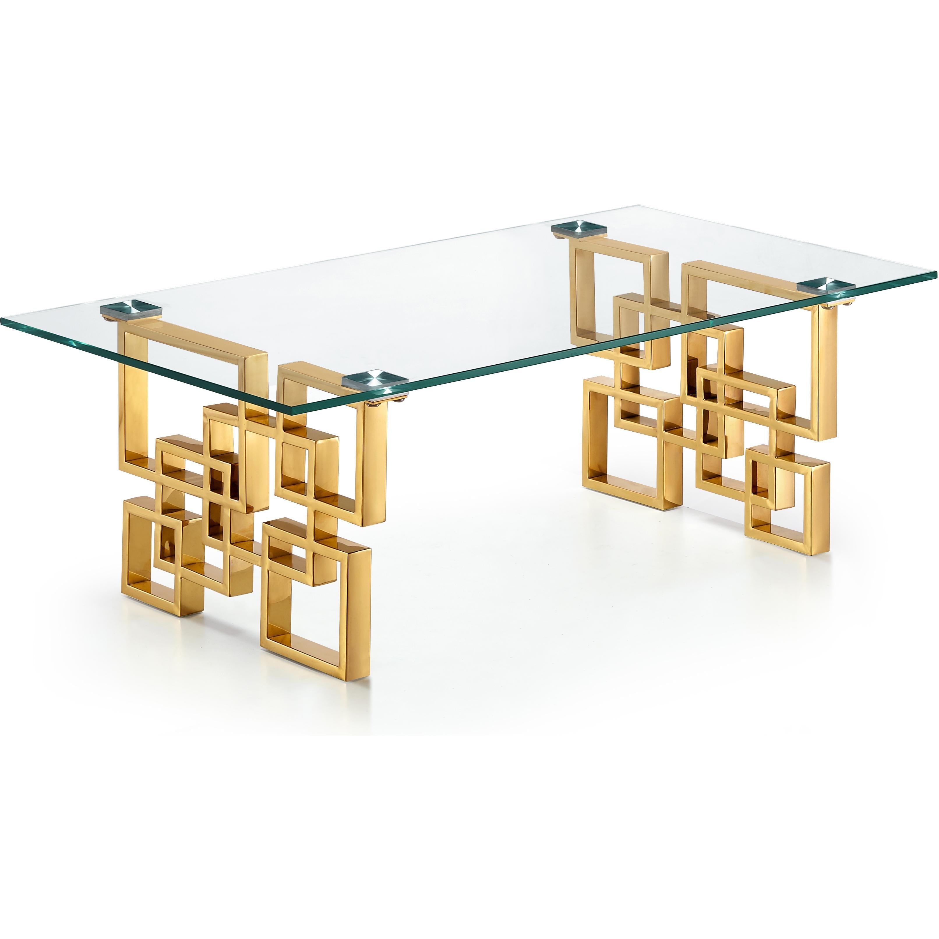 Meridian Pierre Gold Coffee Table