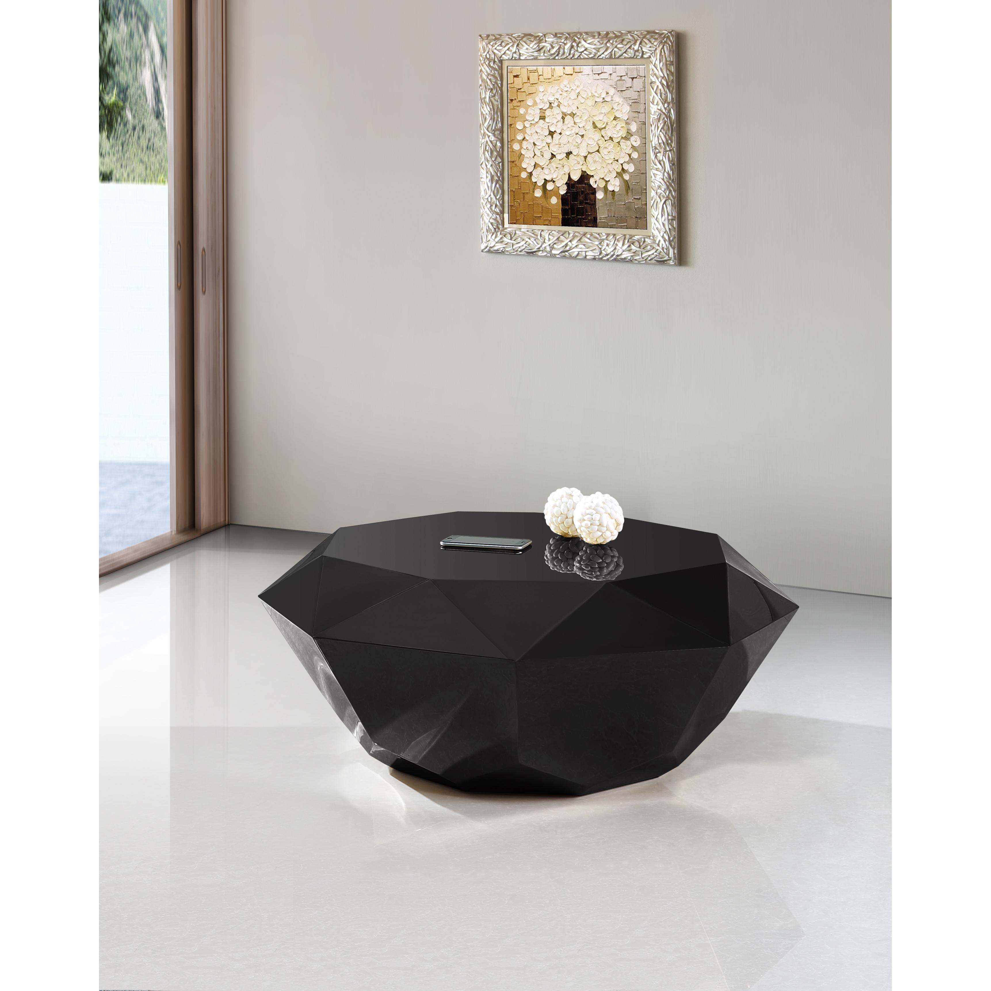 Meridian Gemma Matte Black Coffee Table