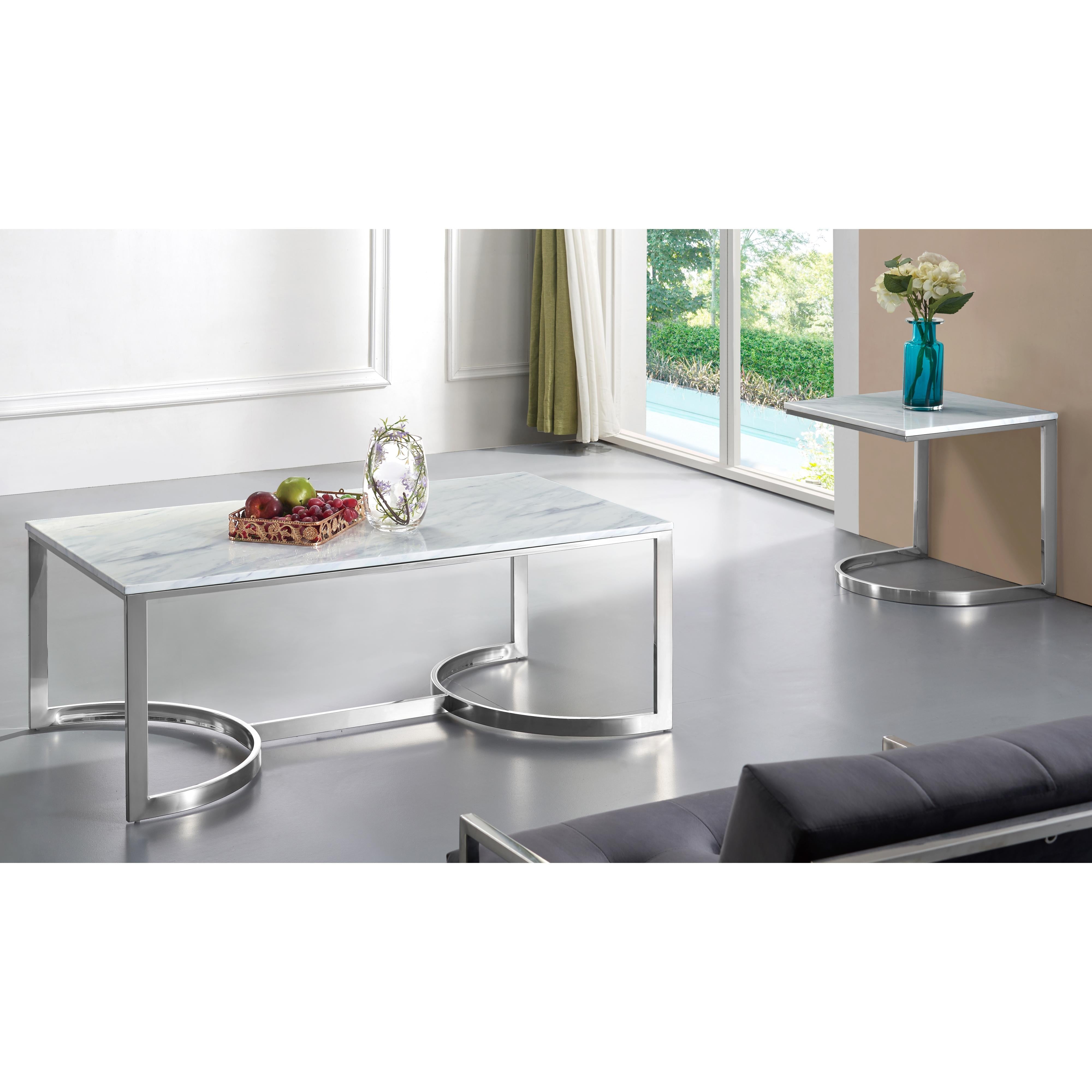 Meridian Copley Chrome Coffee Table