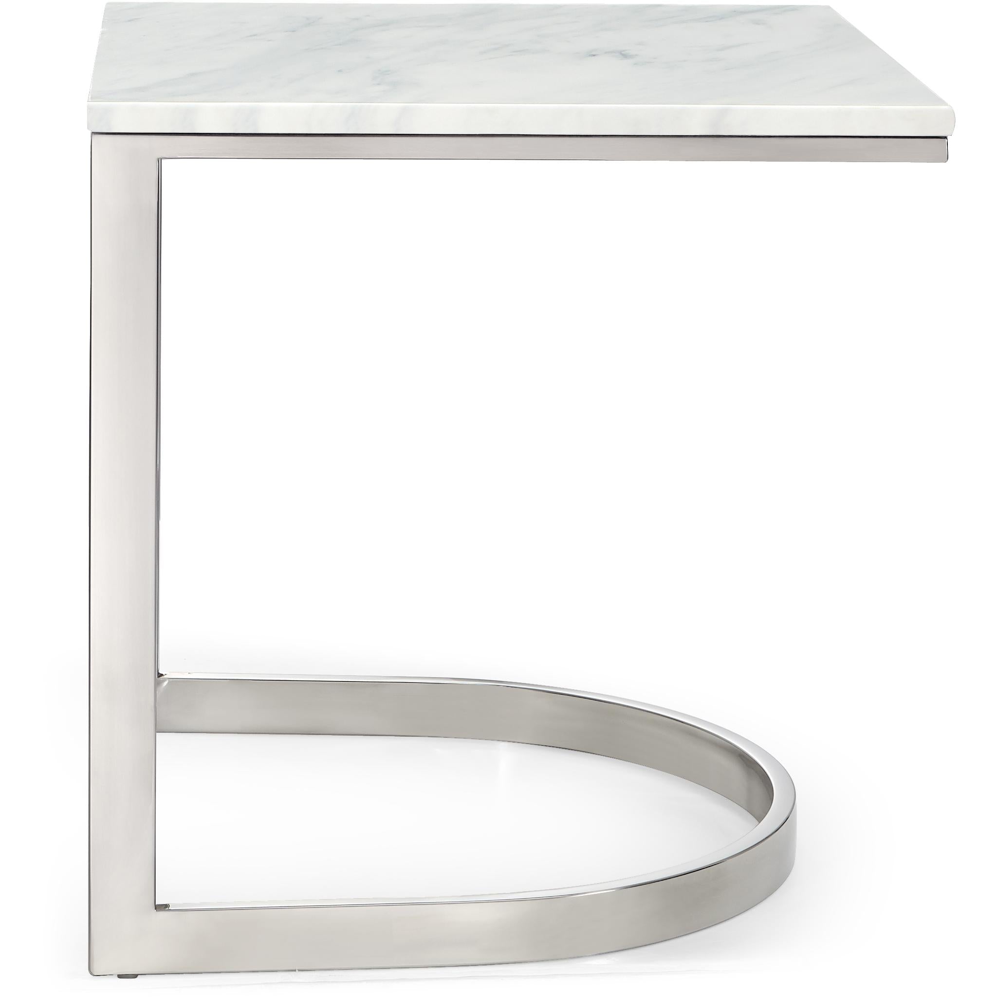 Meridian Copley Chrome End Table