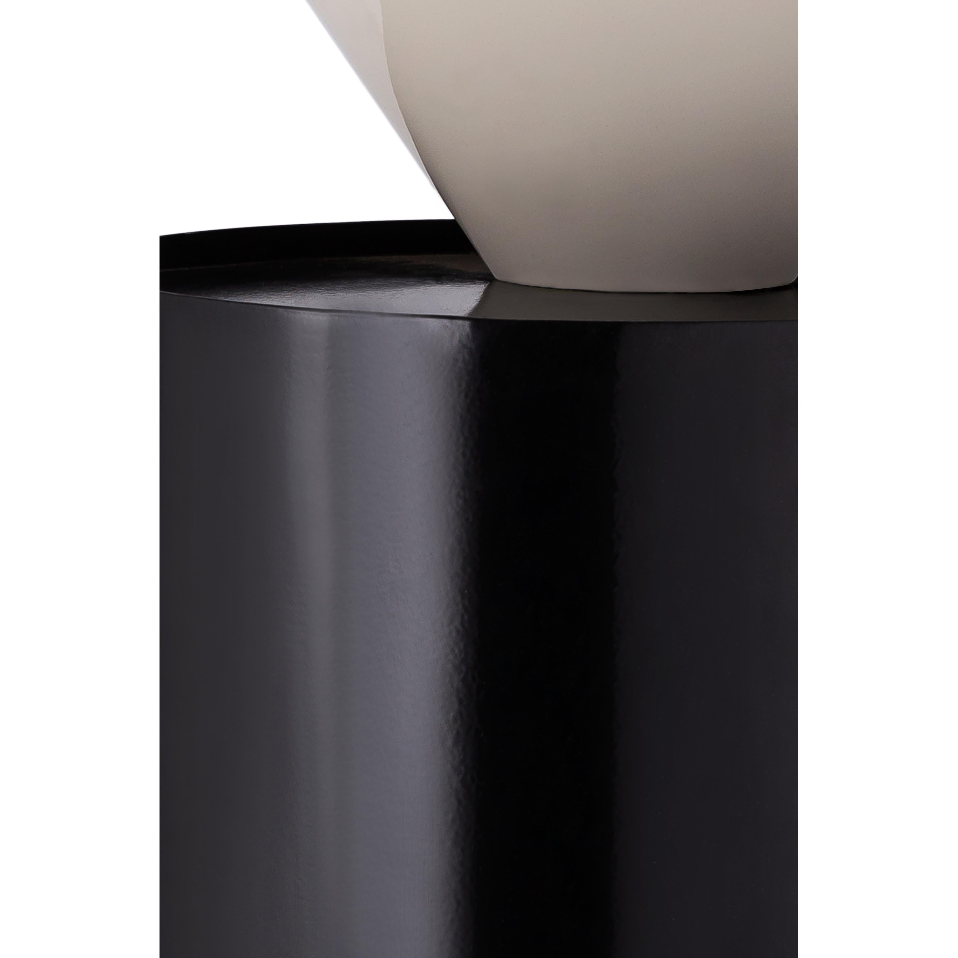 Meridian Damon White End Table
