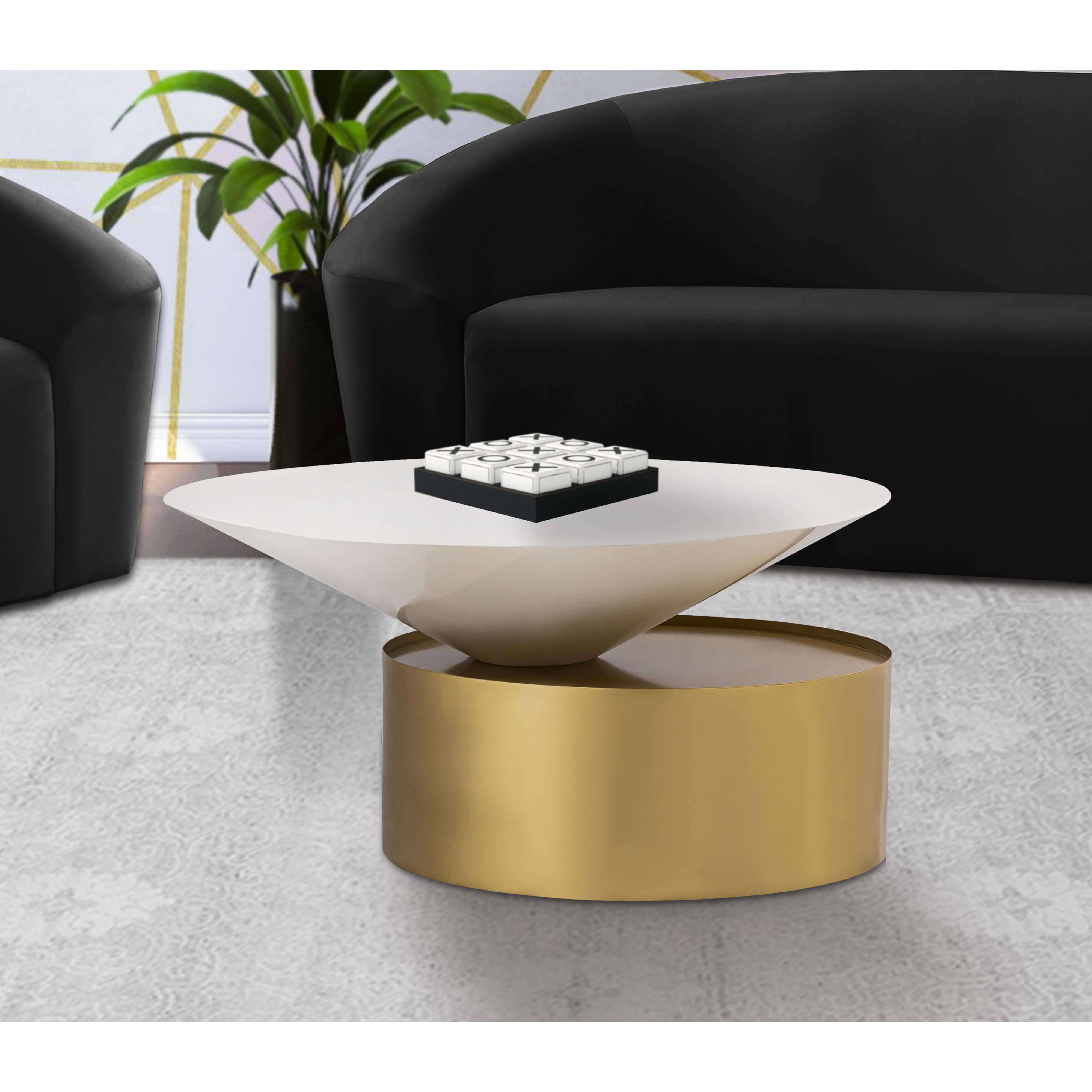 Meridian Damon White Coffee Table