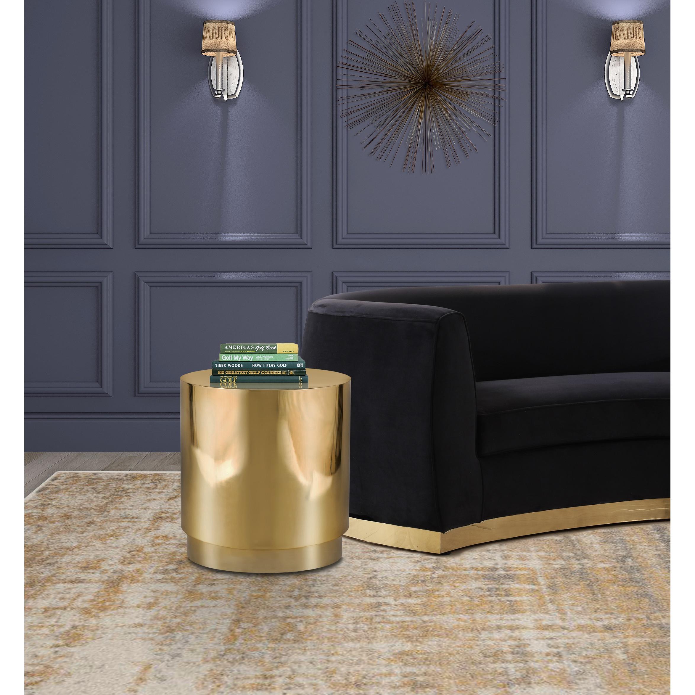 Meridian Jazzy Gold End Table