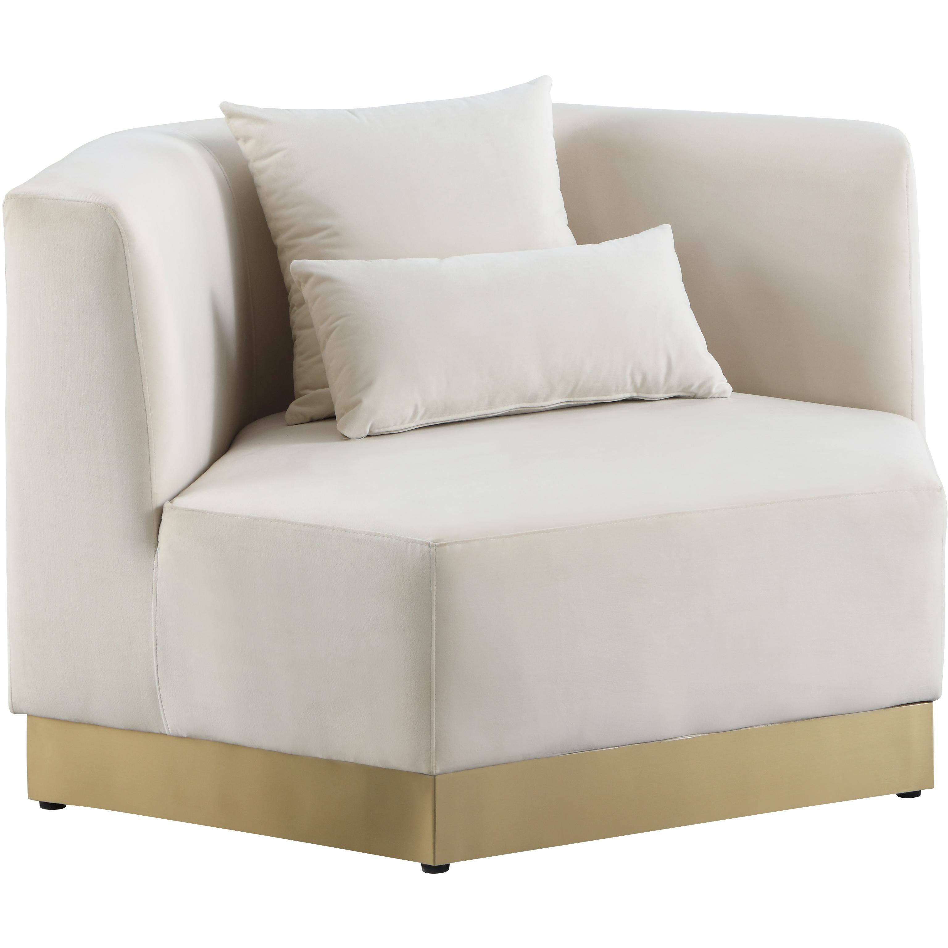 Meridian Marquis Cream Velvet Chair