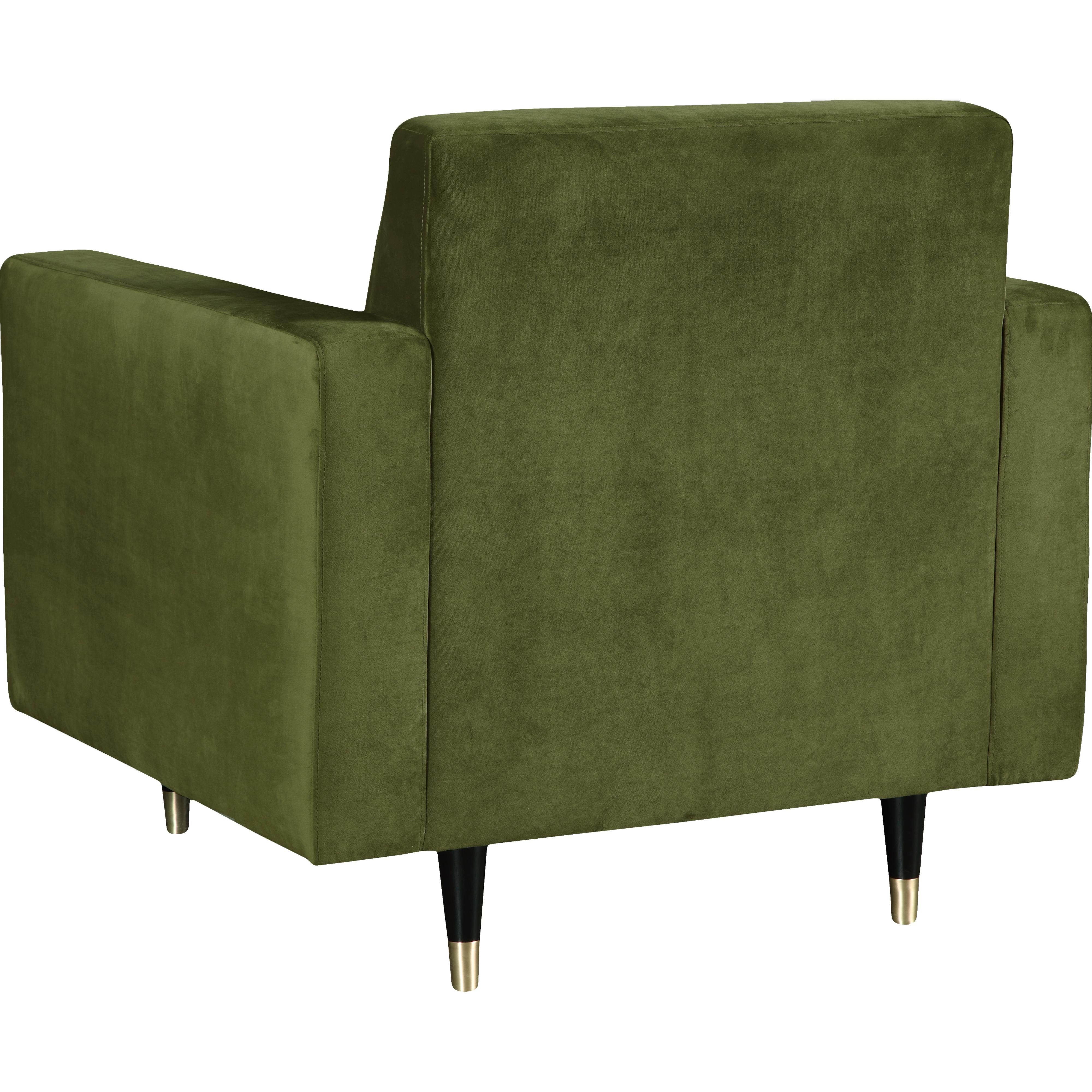 Meridian Lola Olive Velvet Chair