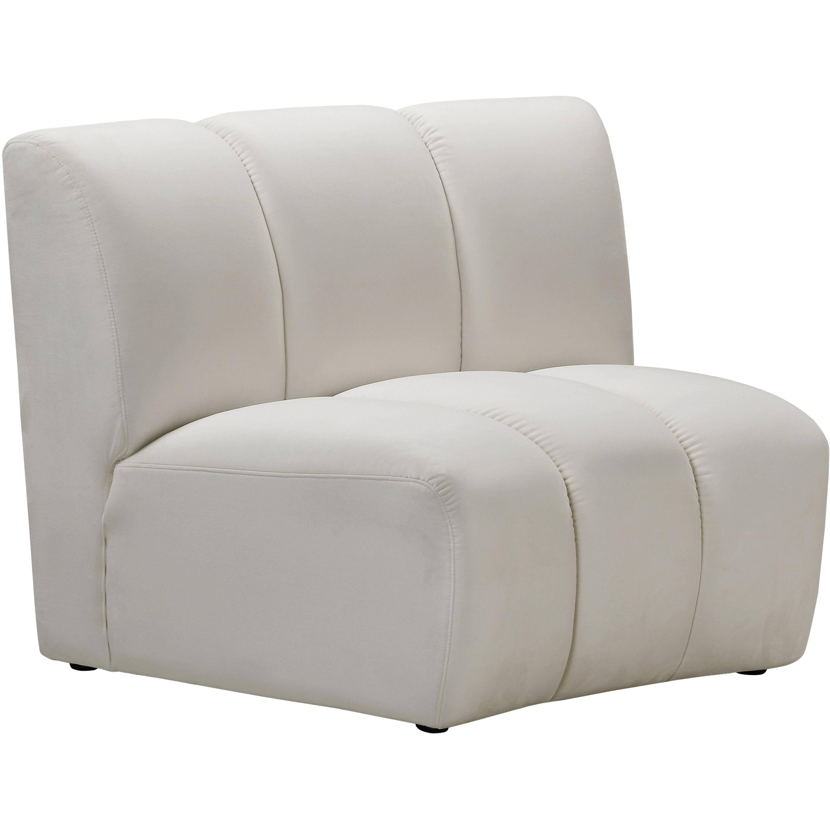 Meridian Infinity Cream Velvet Modular Chair