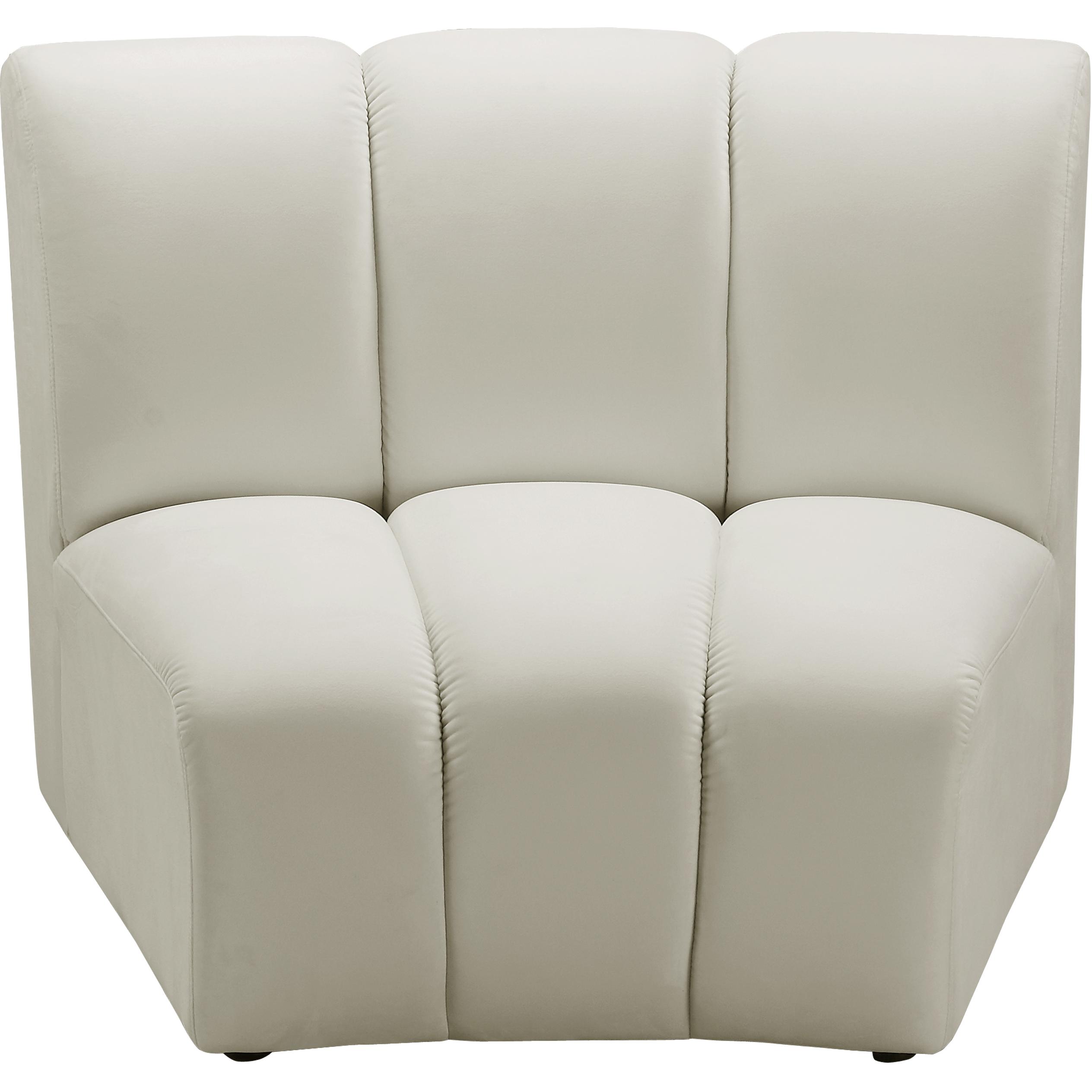 Meridian Infinity Cream Velvet Modular Chair