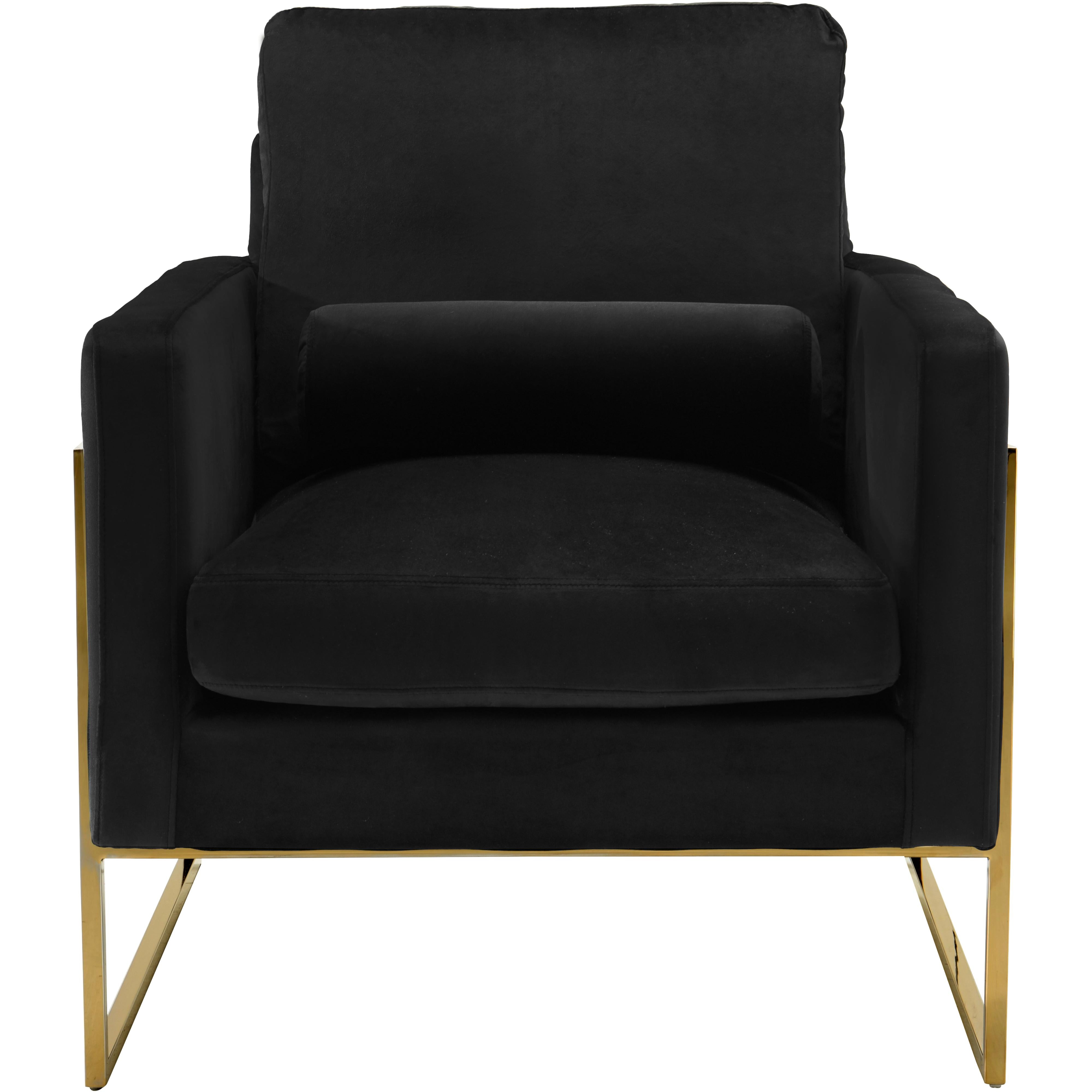 Meridian Mila Black Velvet Chair