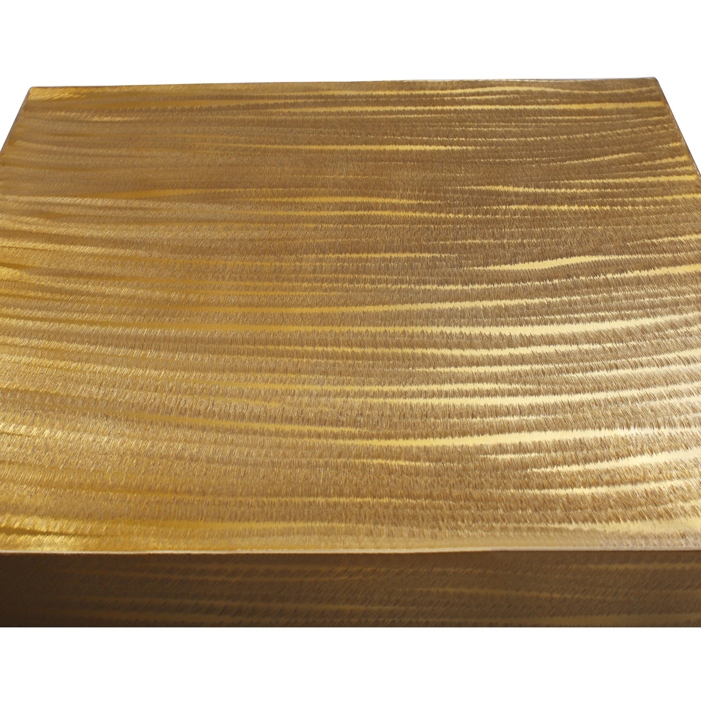 Meridian Palladium Gold Coffee Table
