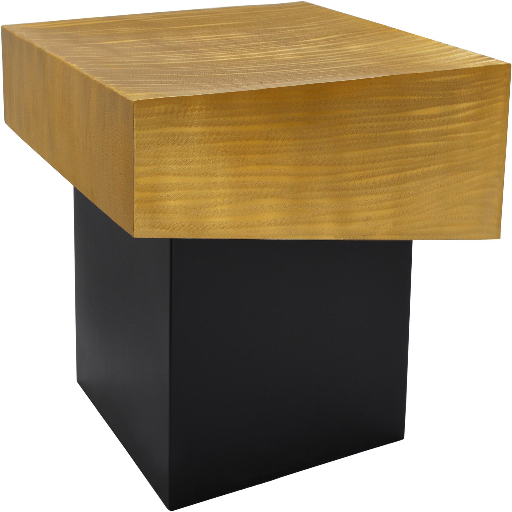 Meridian Palladium Gold End Table