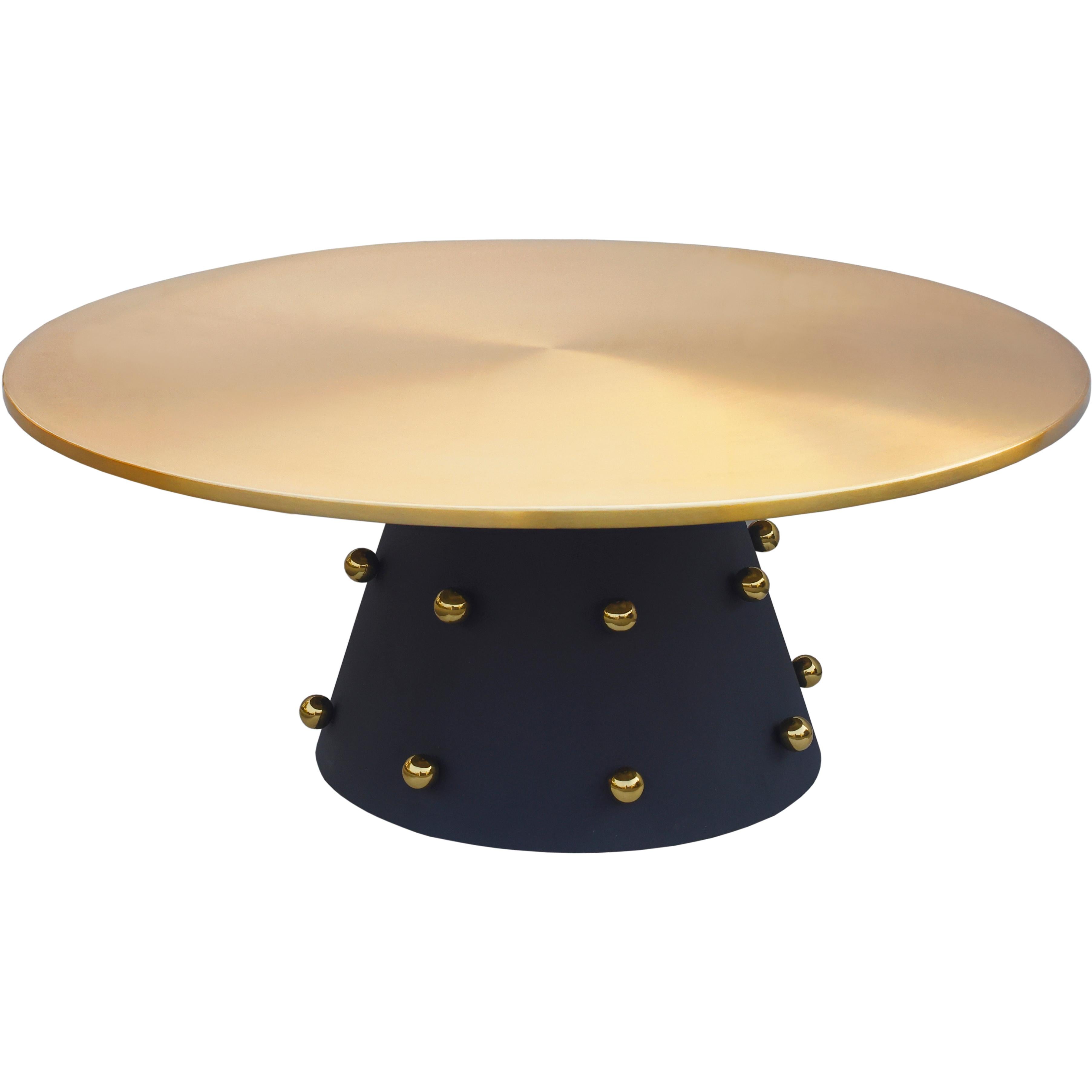Meridian Raven Black / Gold Coffee Table