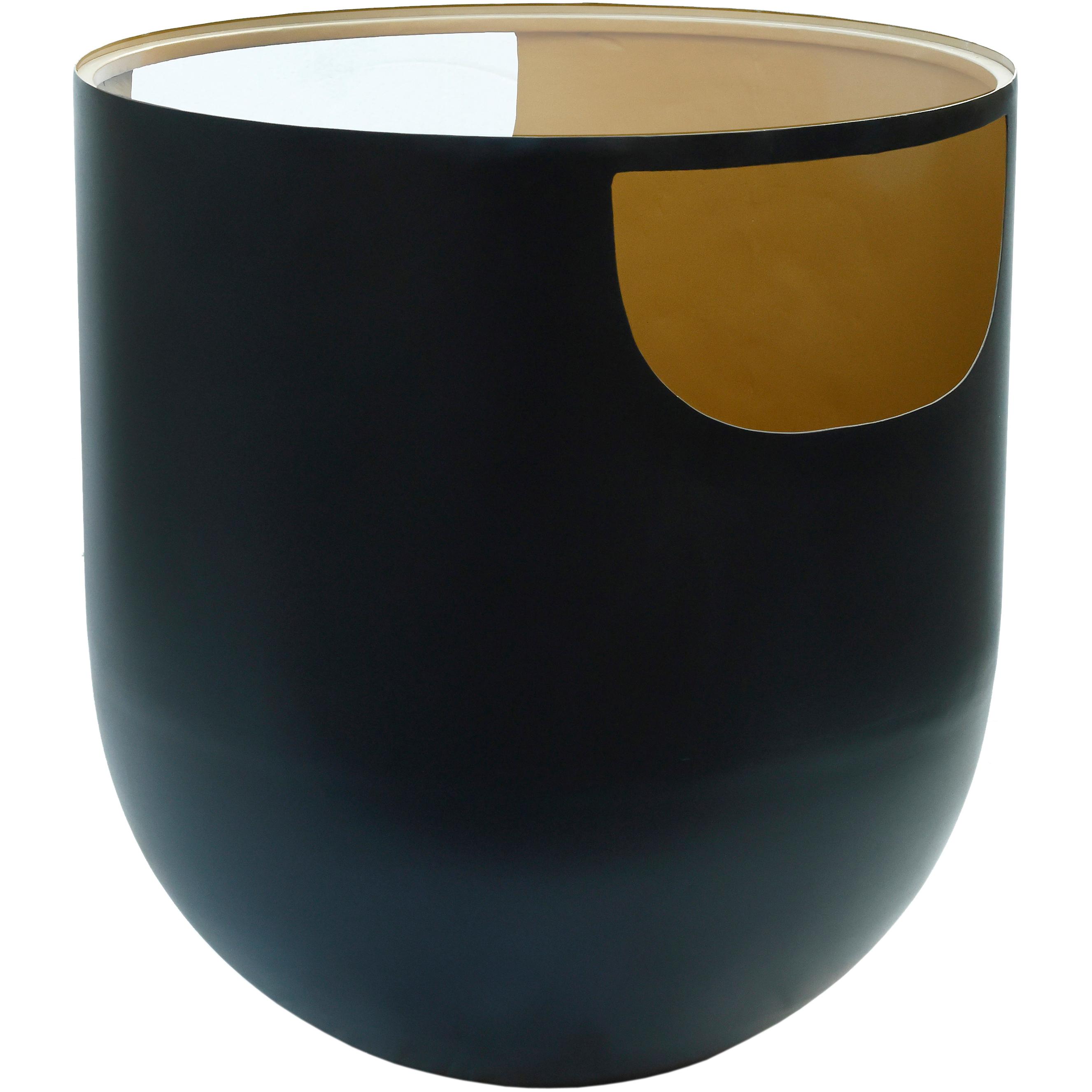 Meridian Doma Black / Gold End Table