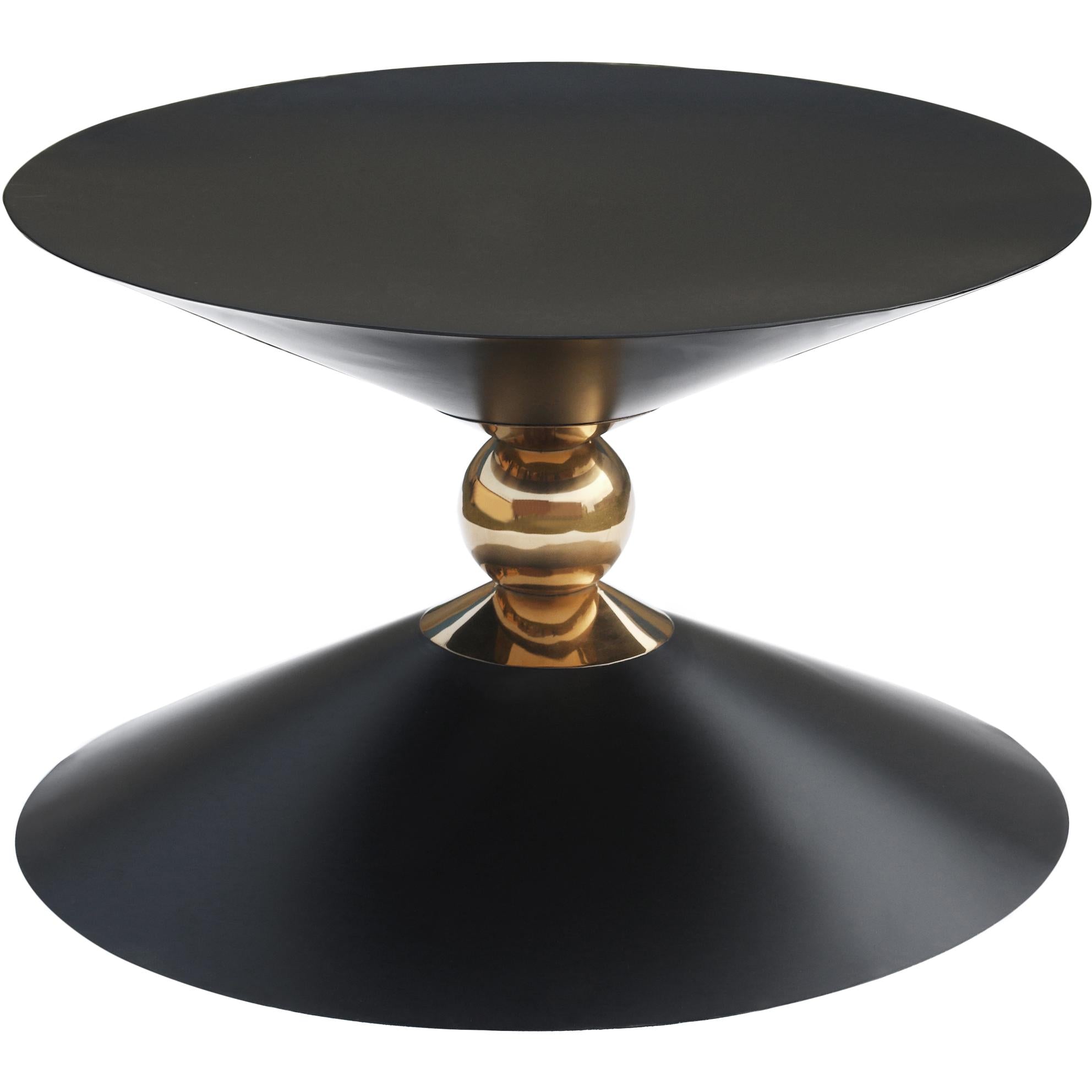 Meridian Malia Black / Gold Coffee Table