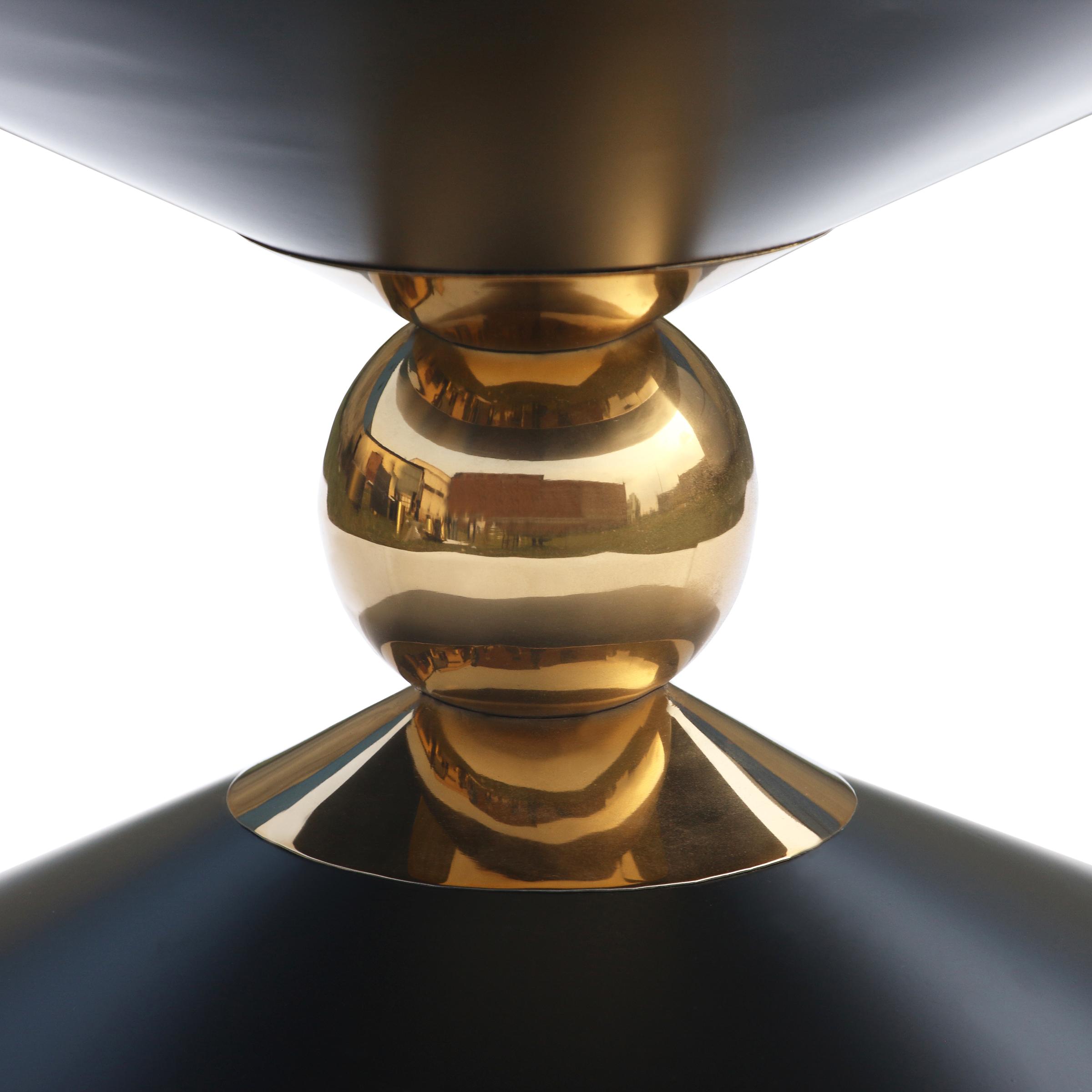 Meridian Malia Black / Gold Coffee Table