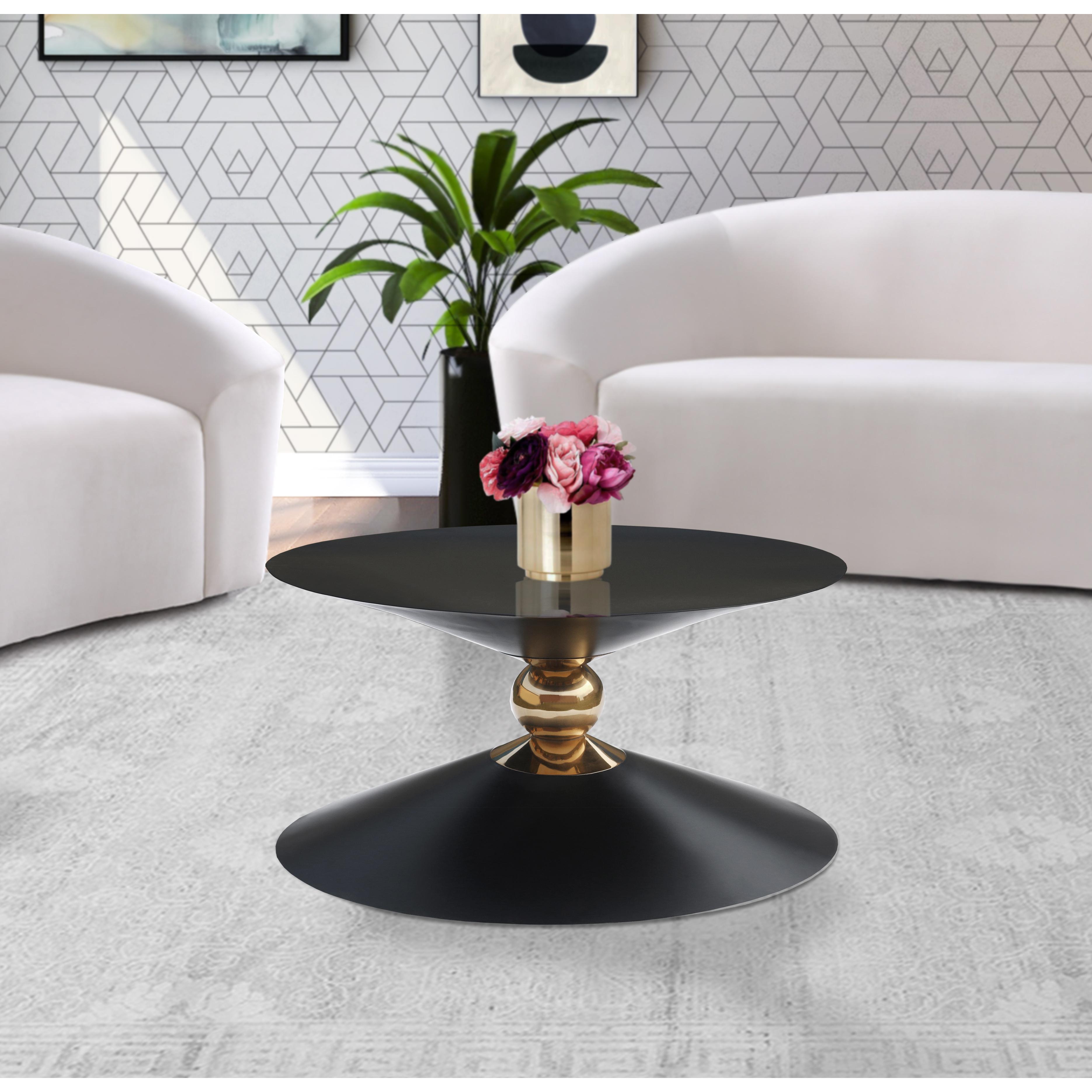 Meridian Malia Black / Gold Coffee Table