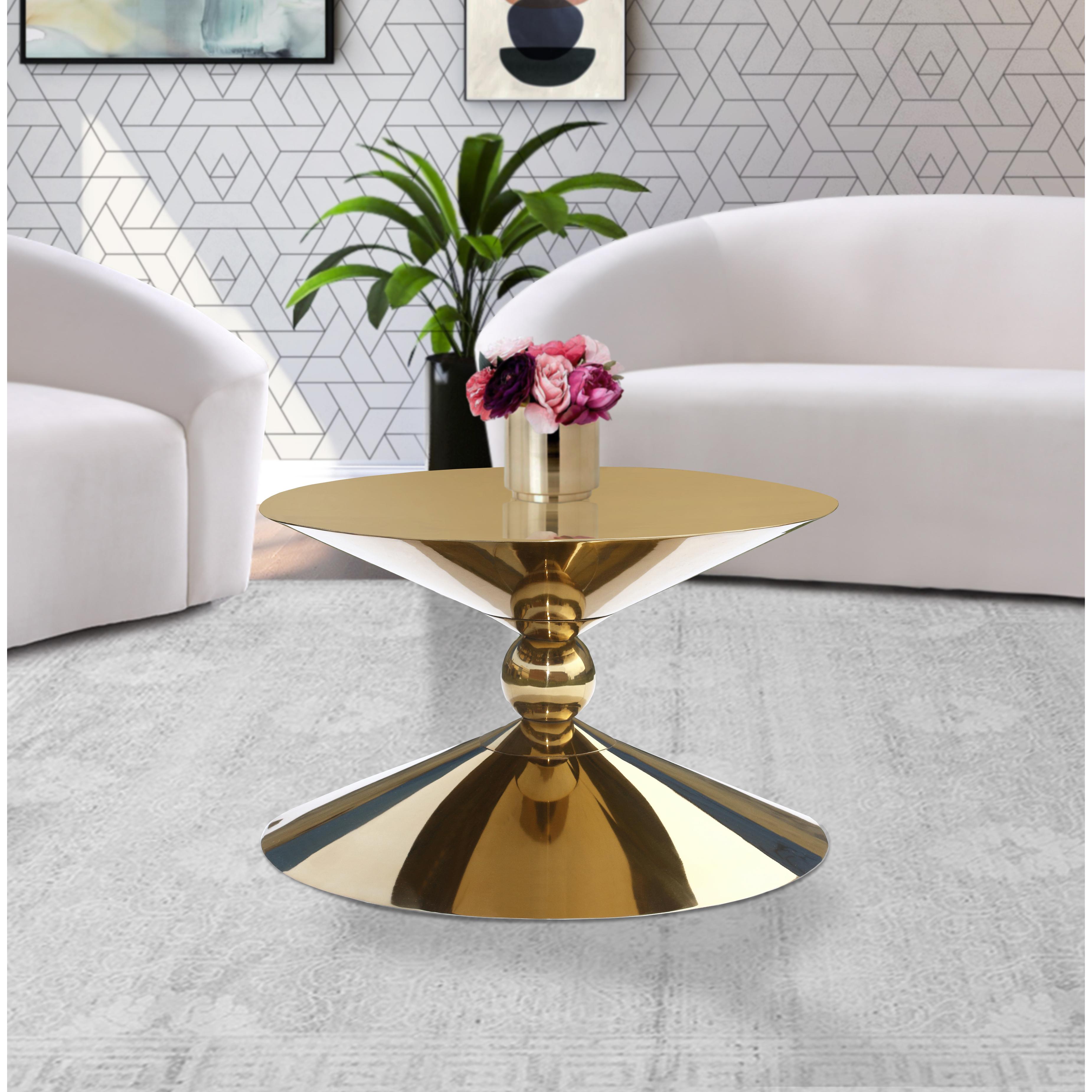 Meridian Malia Gold Coffee Table