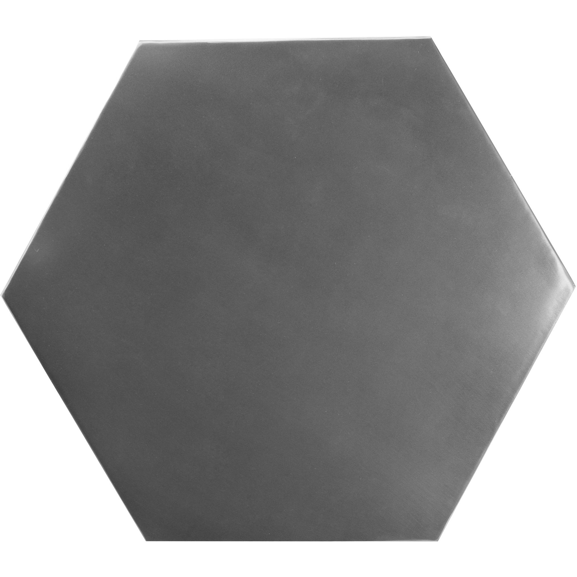 Meridian Hexagon Brushed Chrome Coffee Table