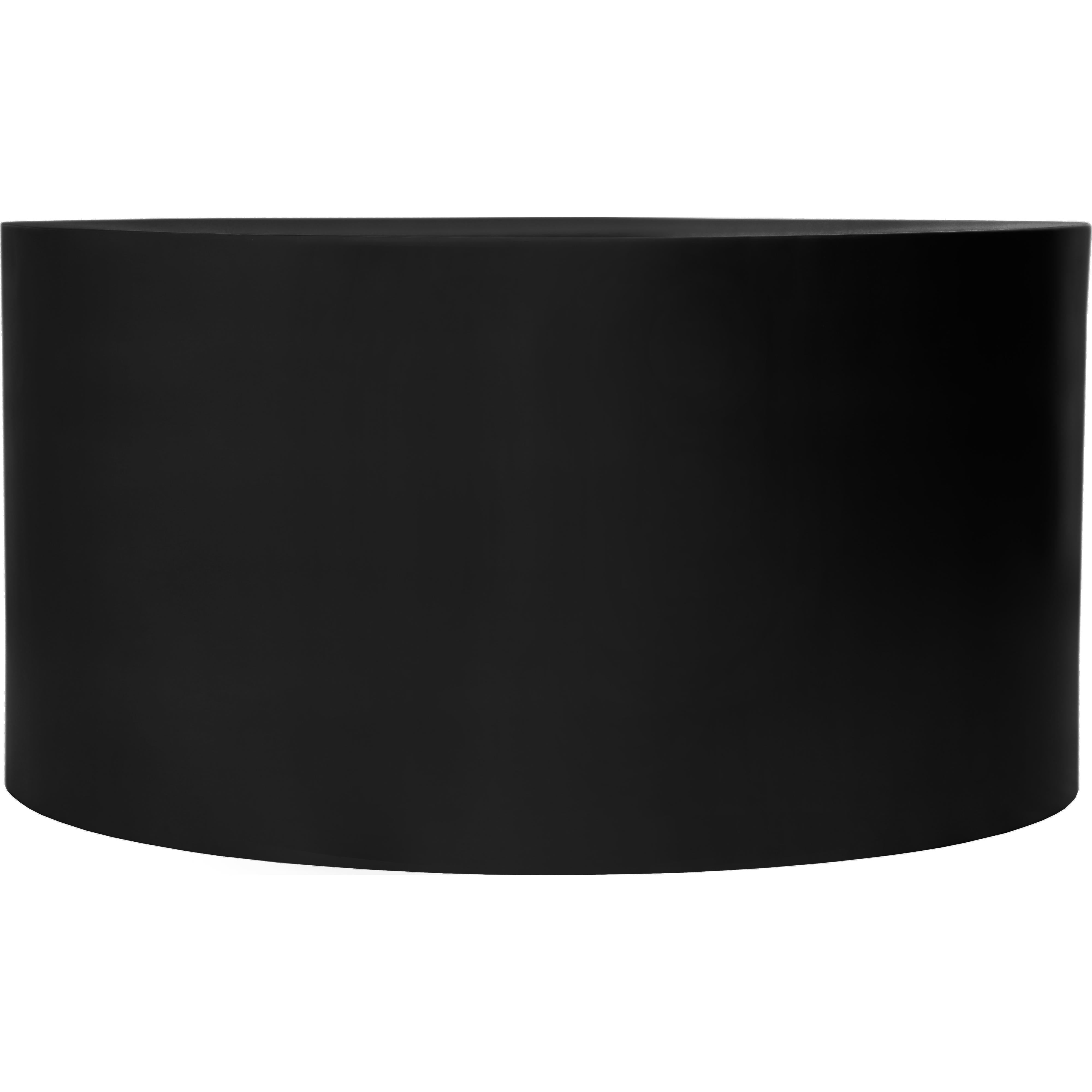 Meridian Cylinder Matte Black Coffee Table