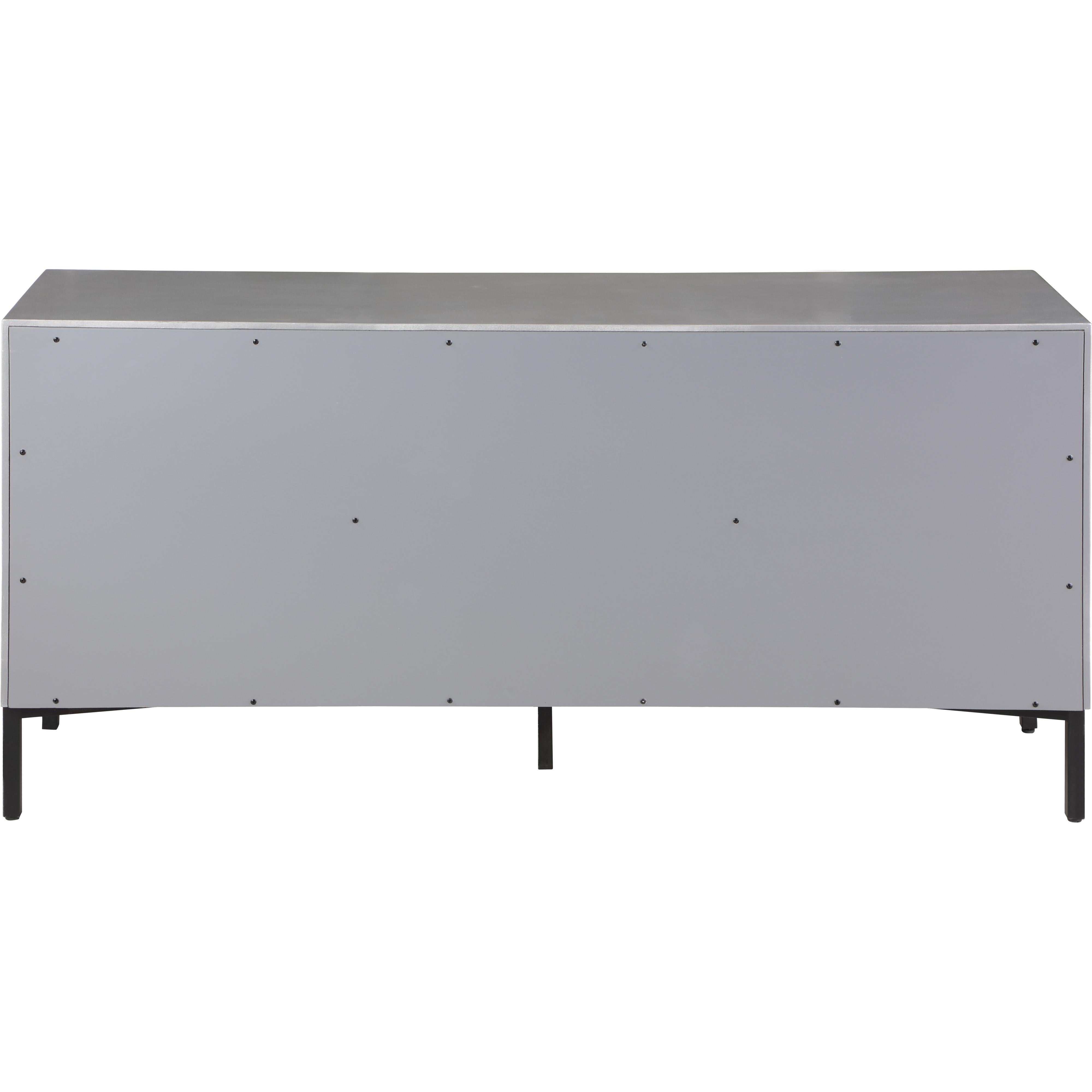 Meridian Glitz Antique Silver Sideboard/Buffet