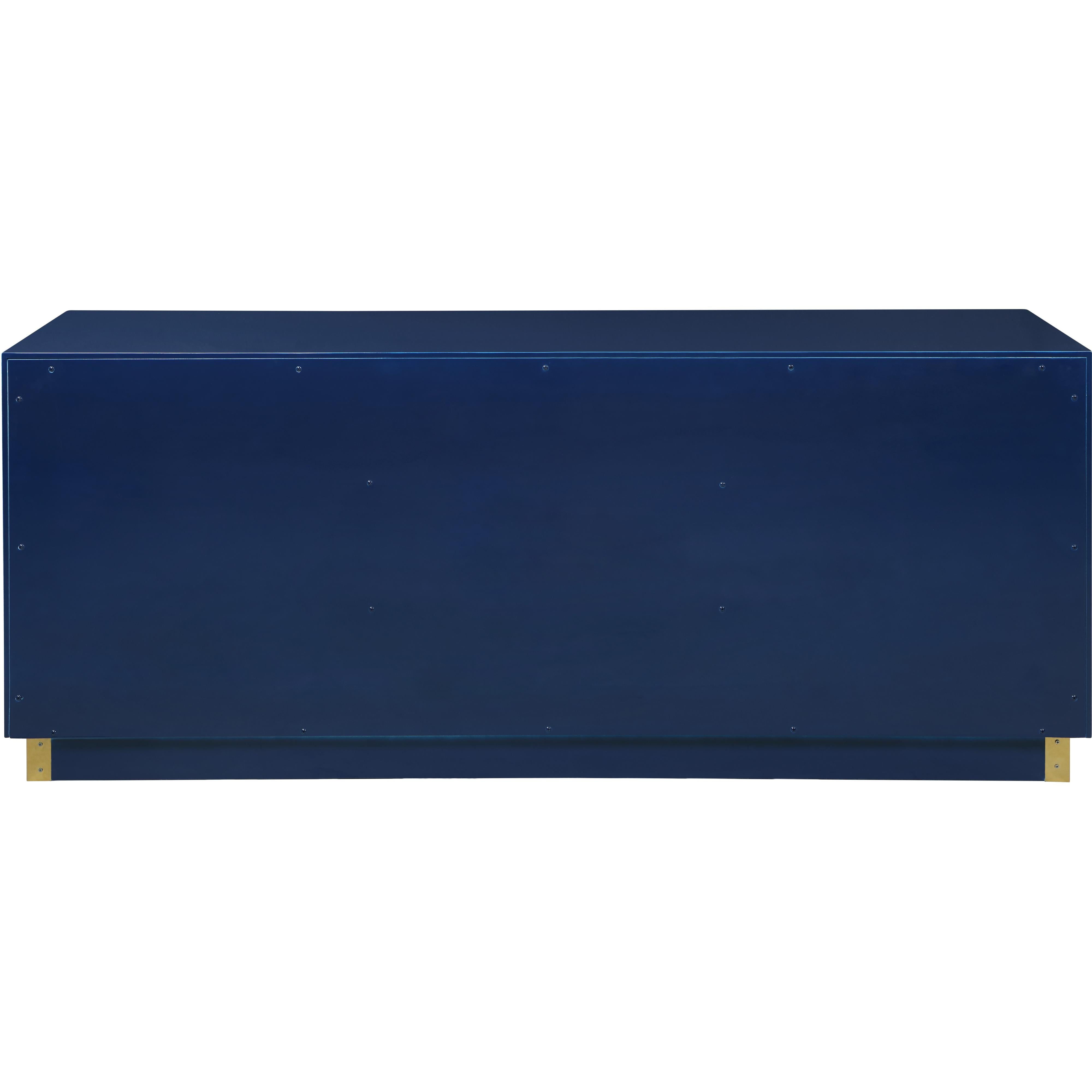 Meridian Cosmopolitan Navy Lacquer Sideboard/Buffet