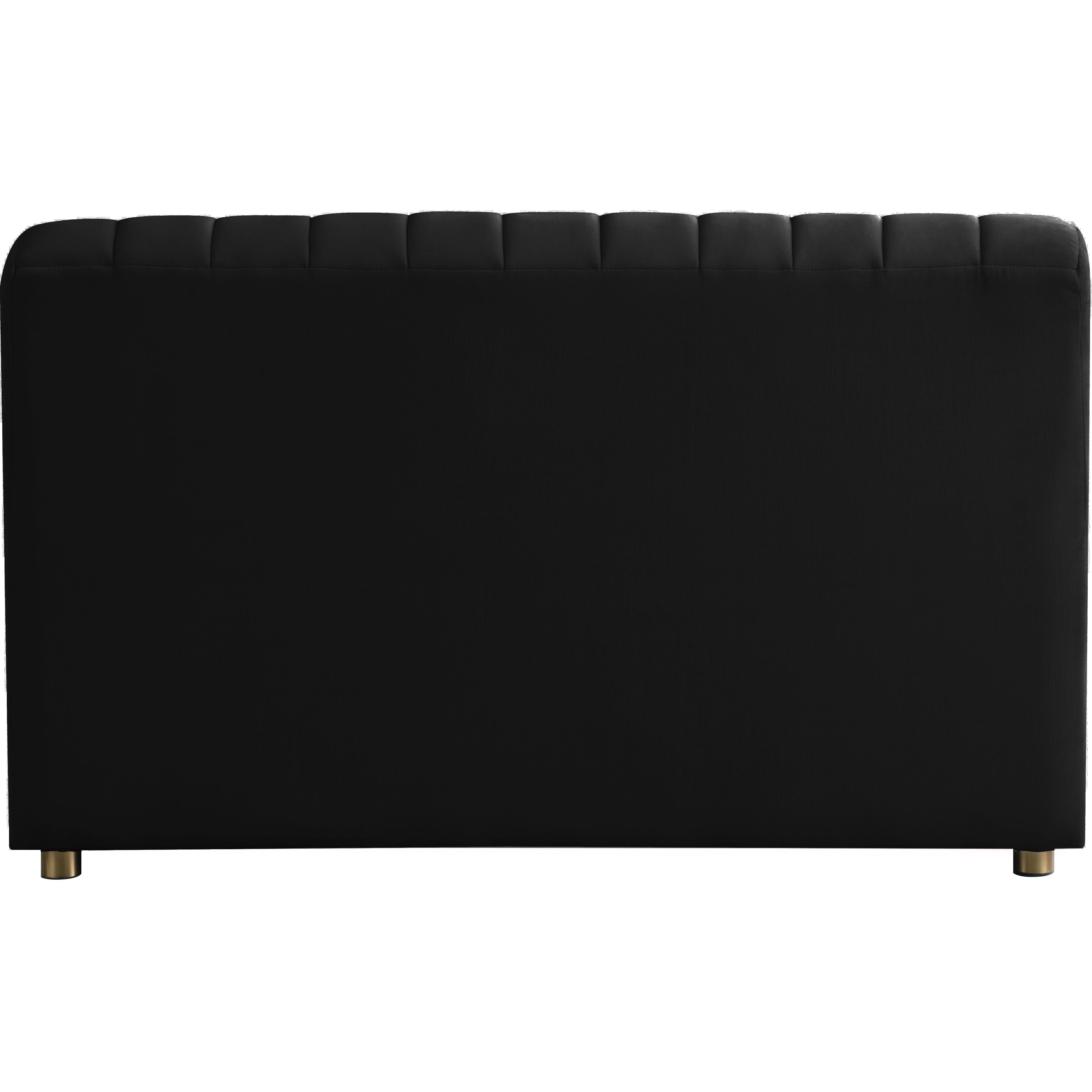 Meridian Naya Black Velvet Chair
