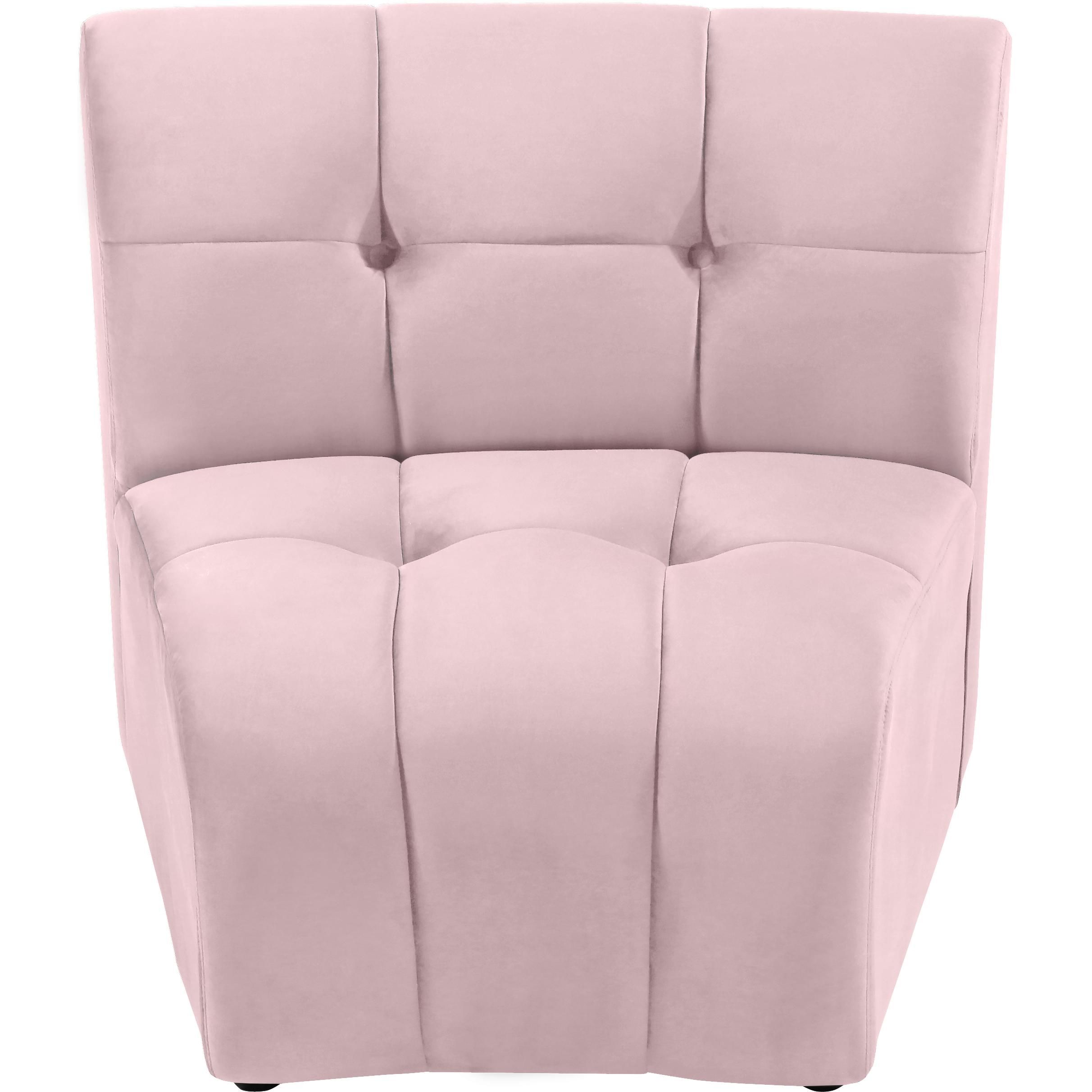 Meridian Limitless Pink Velvet Modular Chair
