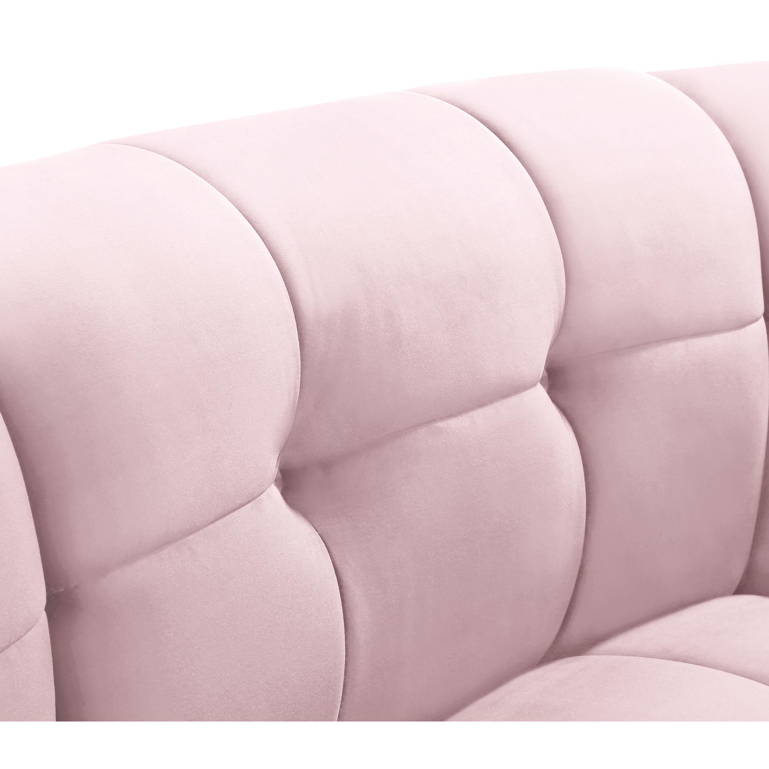 Meridian Limitless Pink Velvet Modular Chair