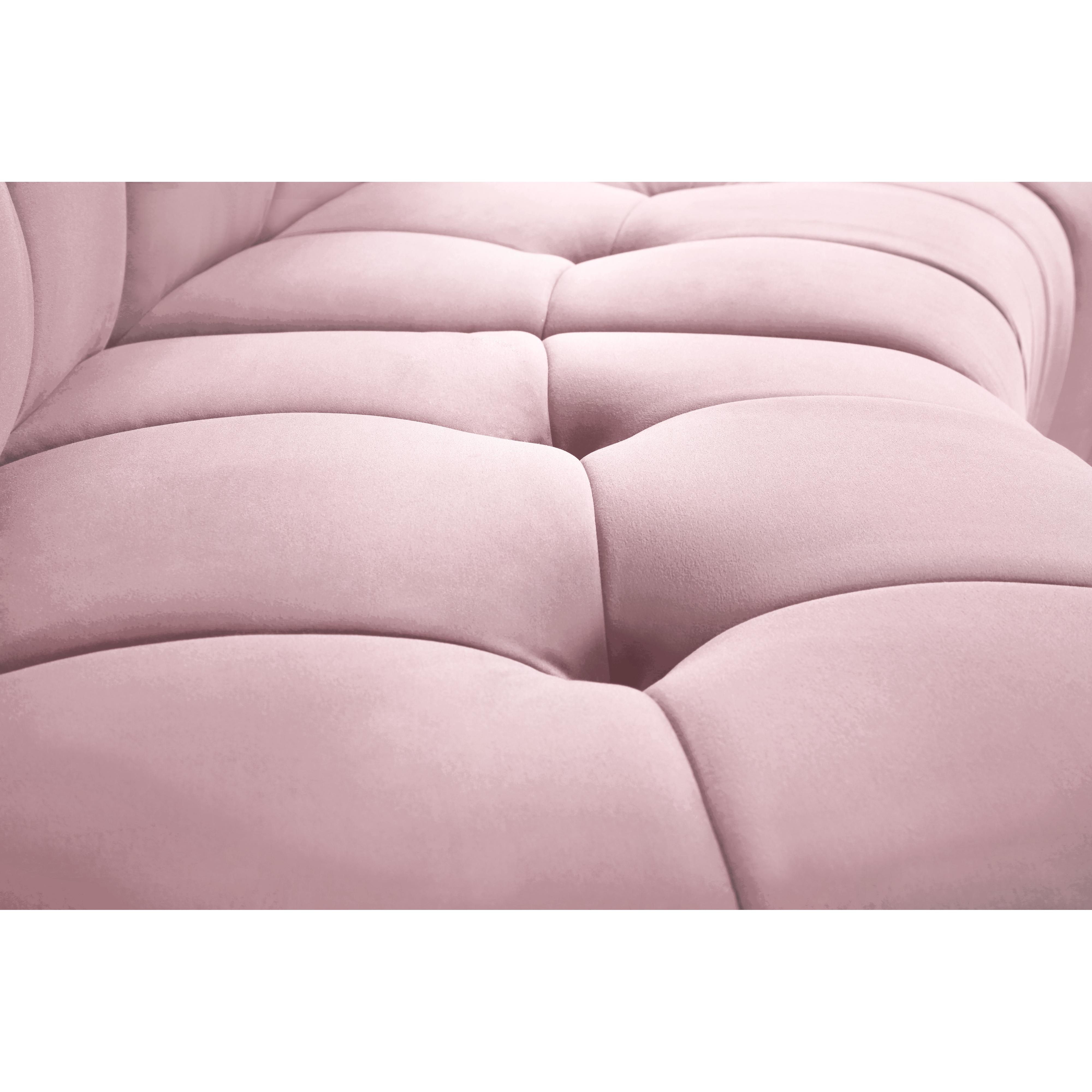 Meridian Limitless Pink Velvet Modular Chair