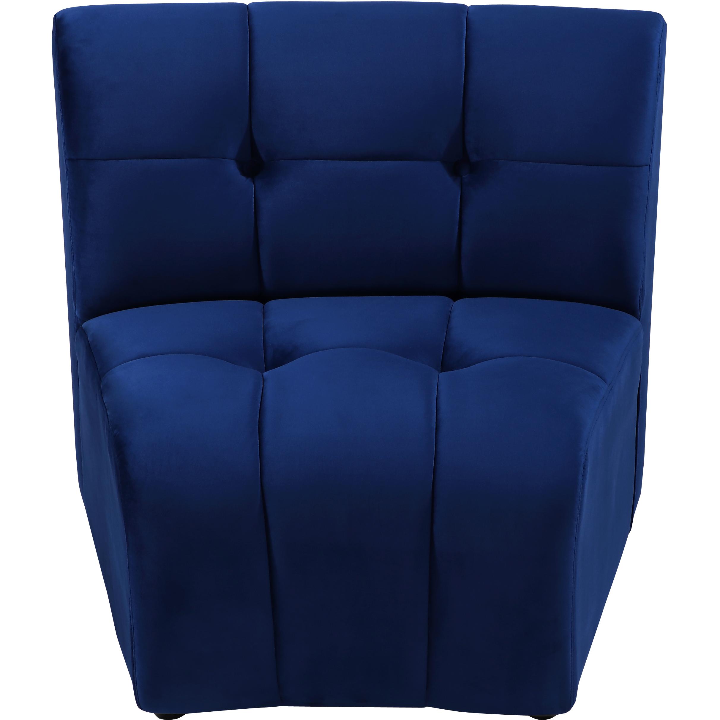 Meridian Limitless Navy Velvet Modular Chair