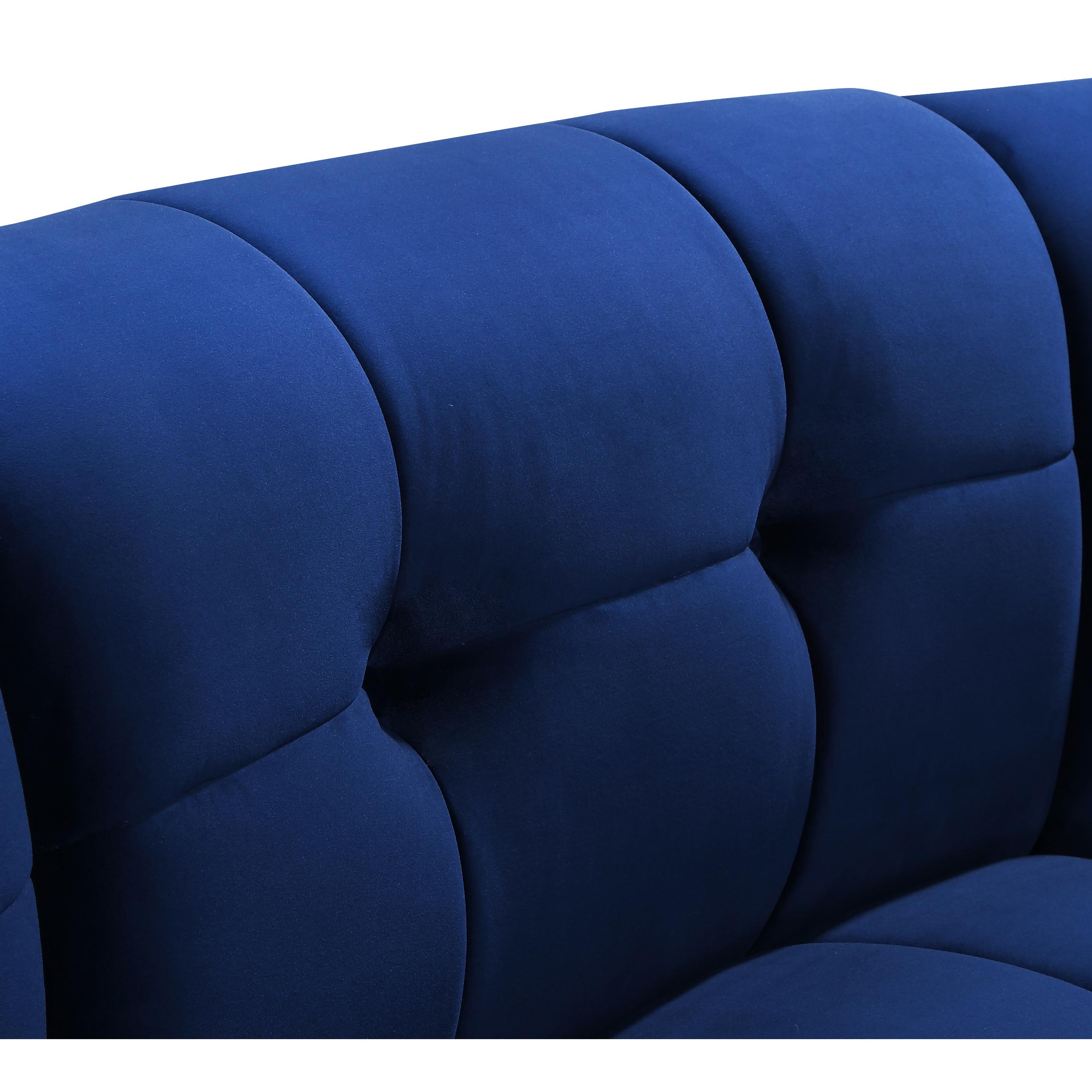 Meridian Limitless Navy Velvet Modular Chair