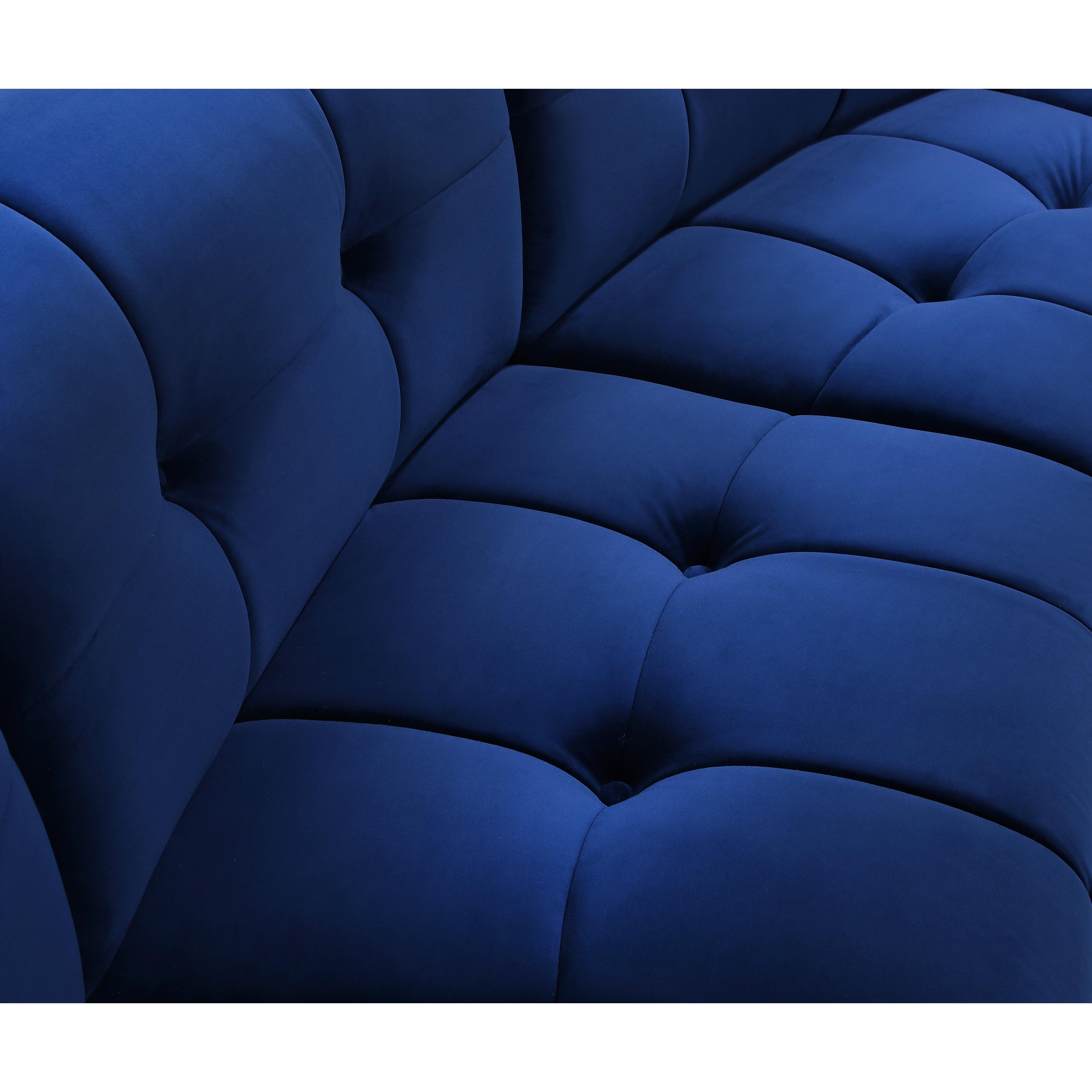 Meridian Limitless Navy Velvet Modular Chair