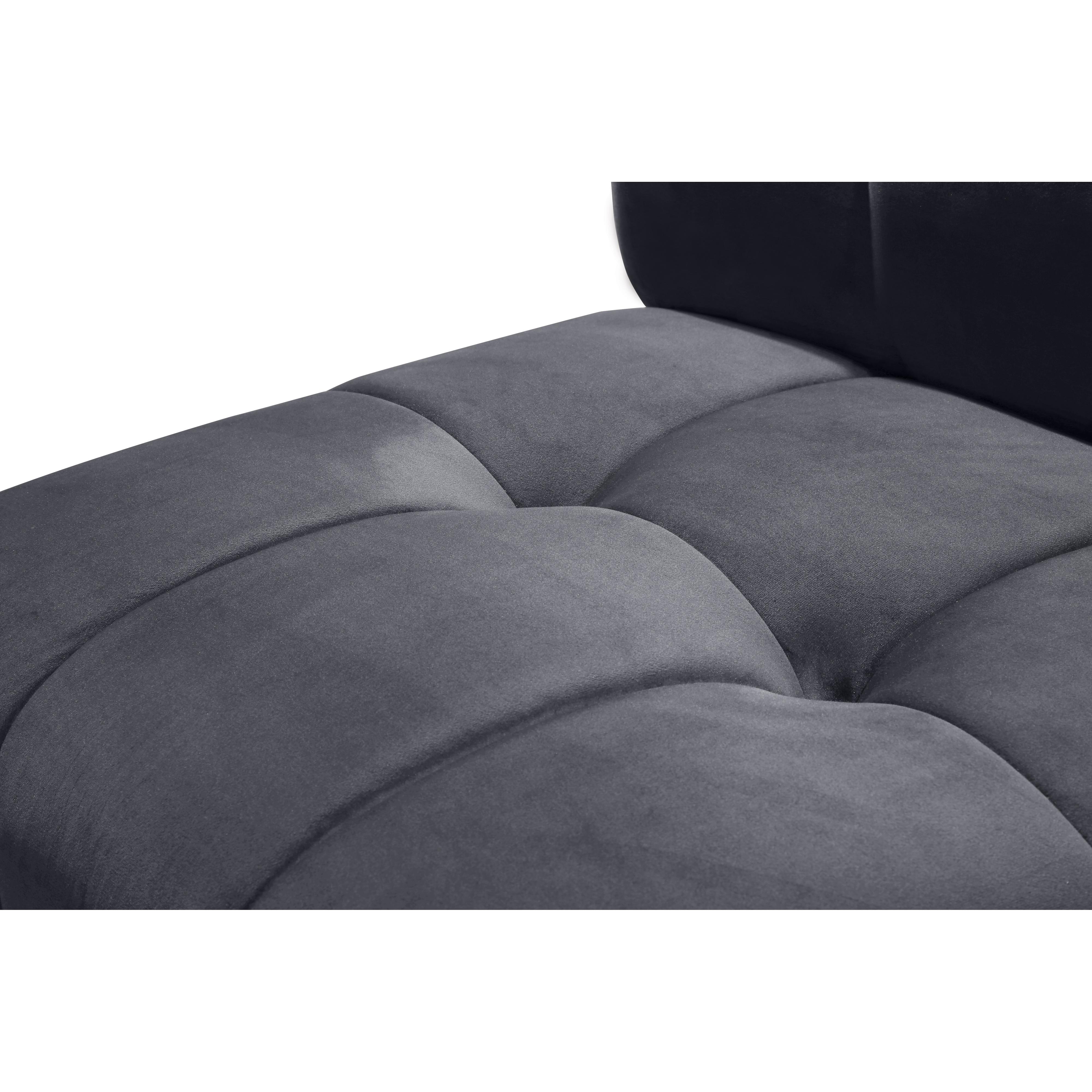 Meridian Limitless Grey Velvet Modular Chair