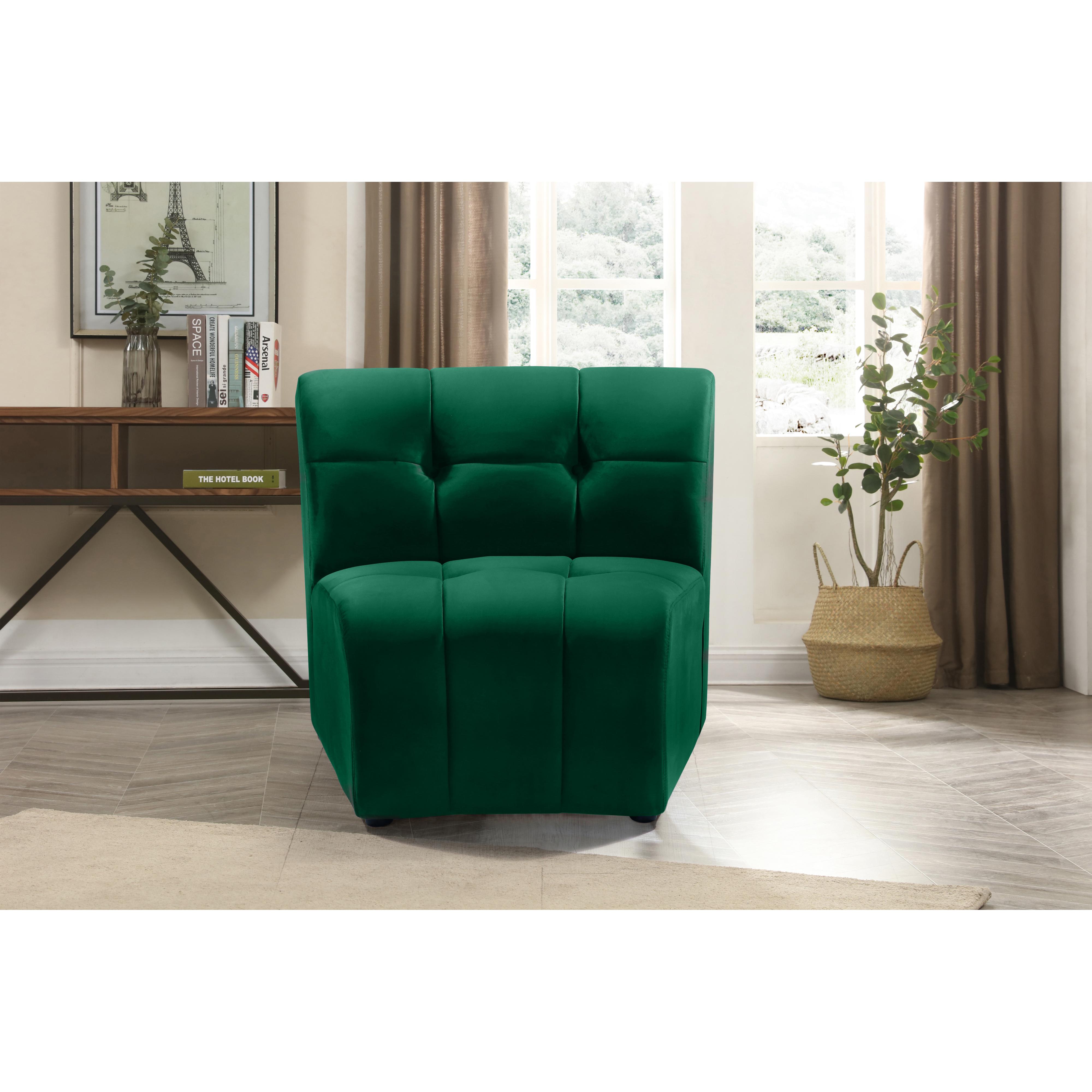 Meridian Limitless Green Velvet Modular Chair
