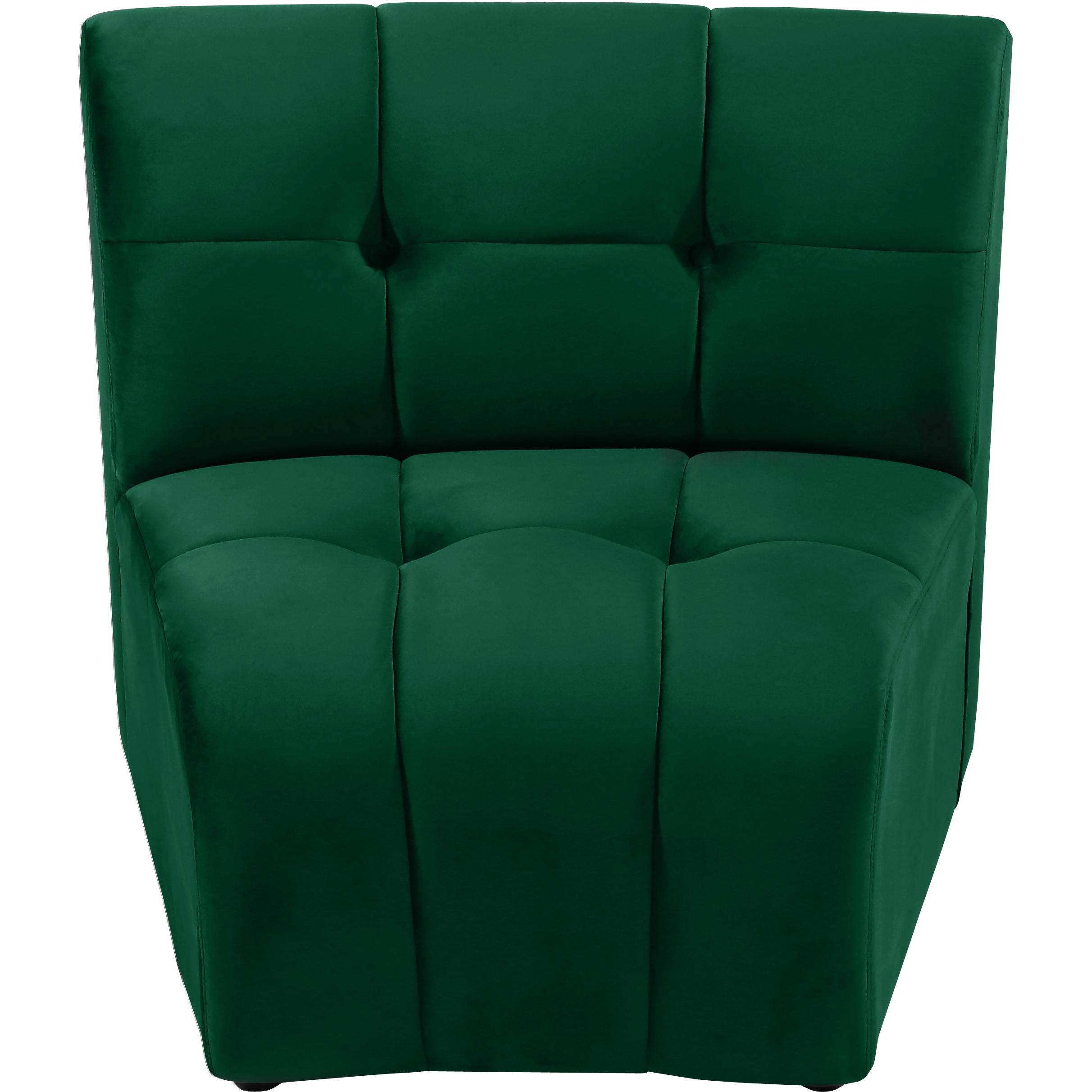 Meridian Limitless Green Velvet Modular Chair