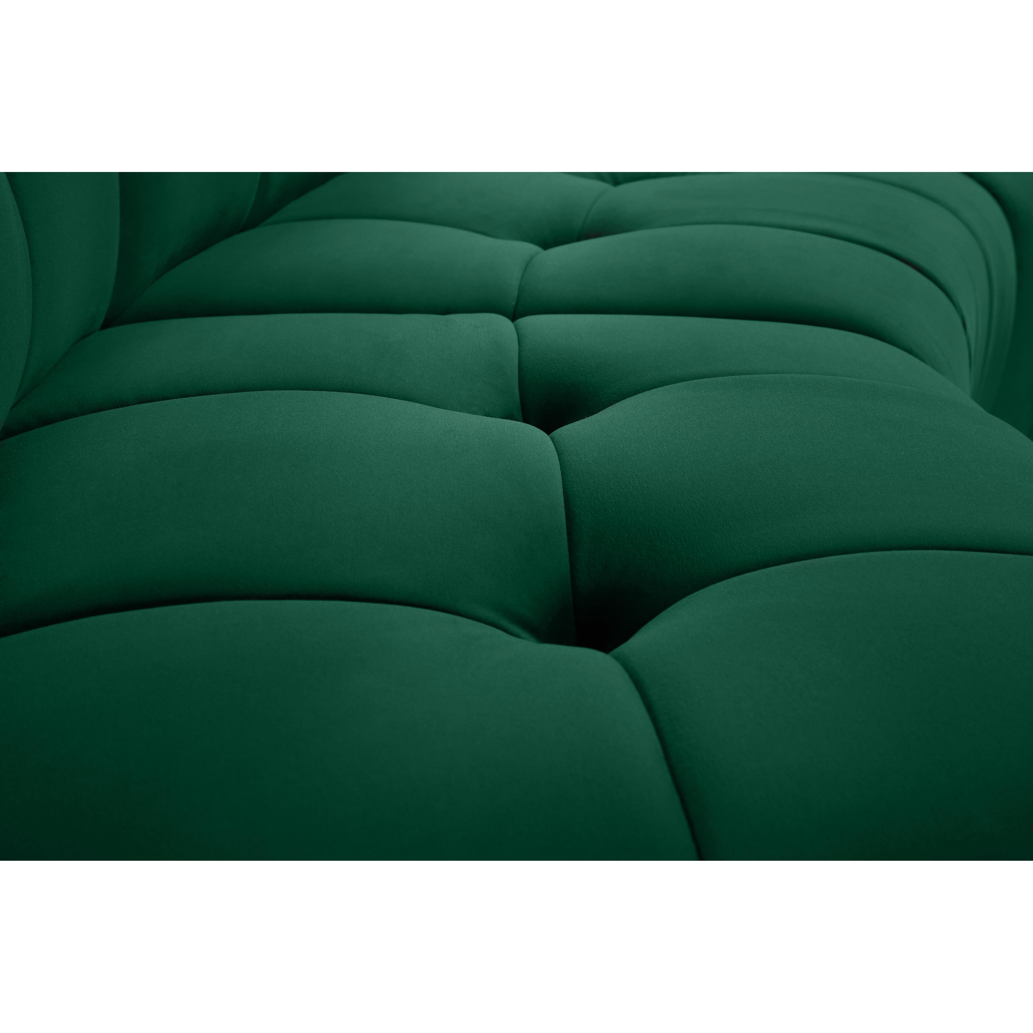 Meridian Limitless Green Velvet Modular Chair