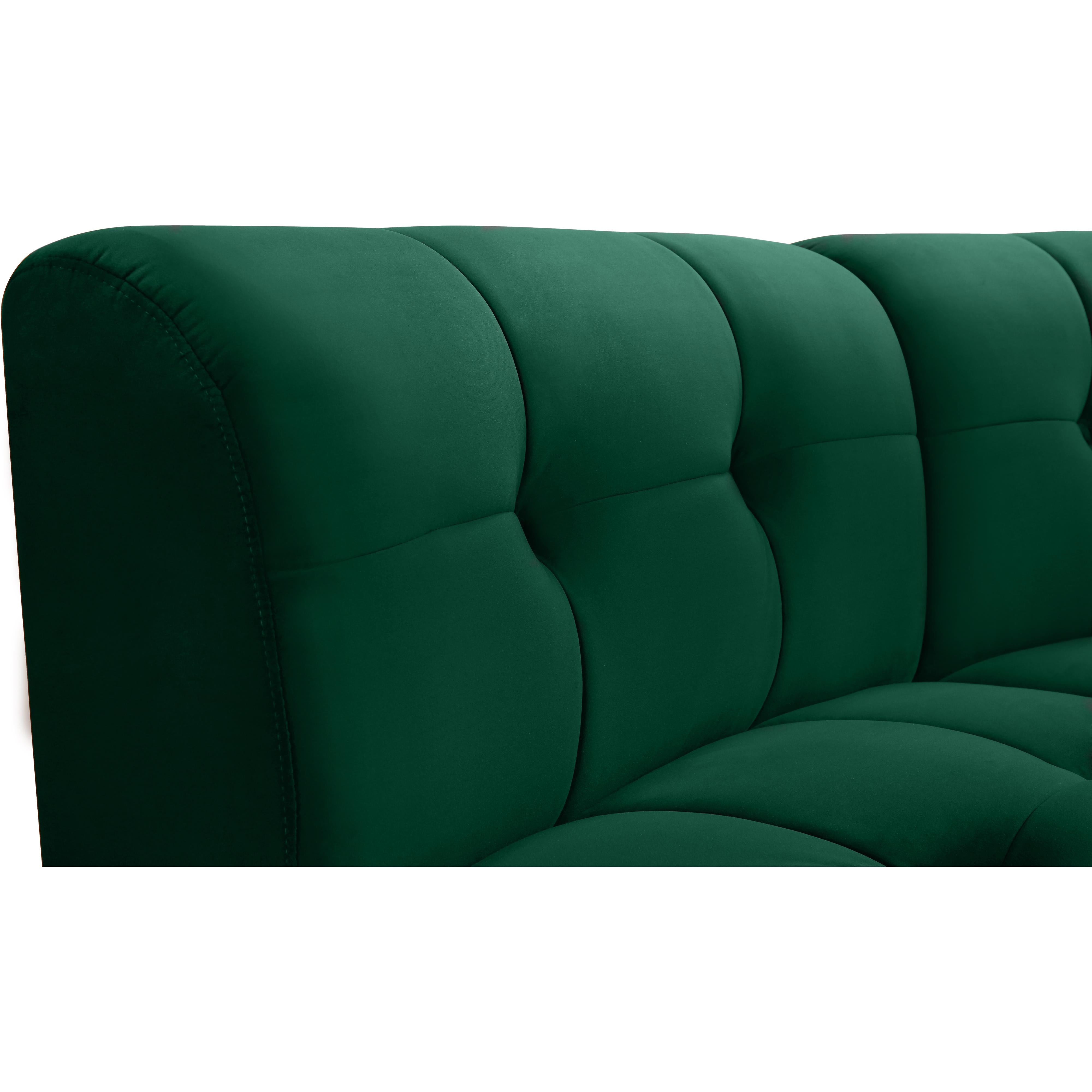 Meridian Limitless Green Velvet Modular Chair
