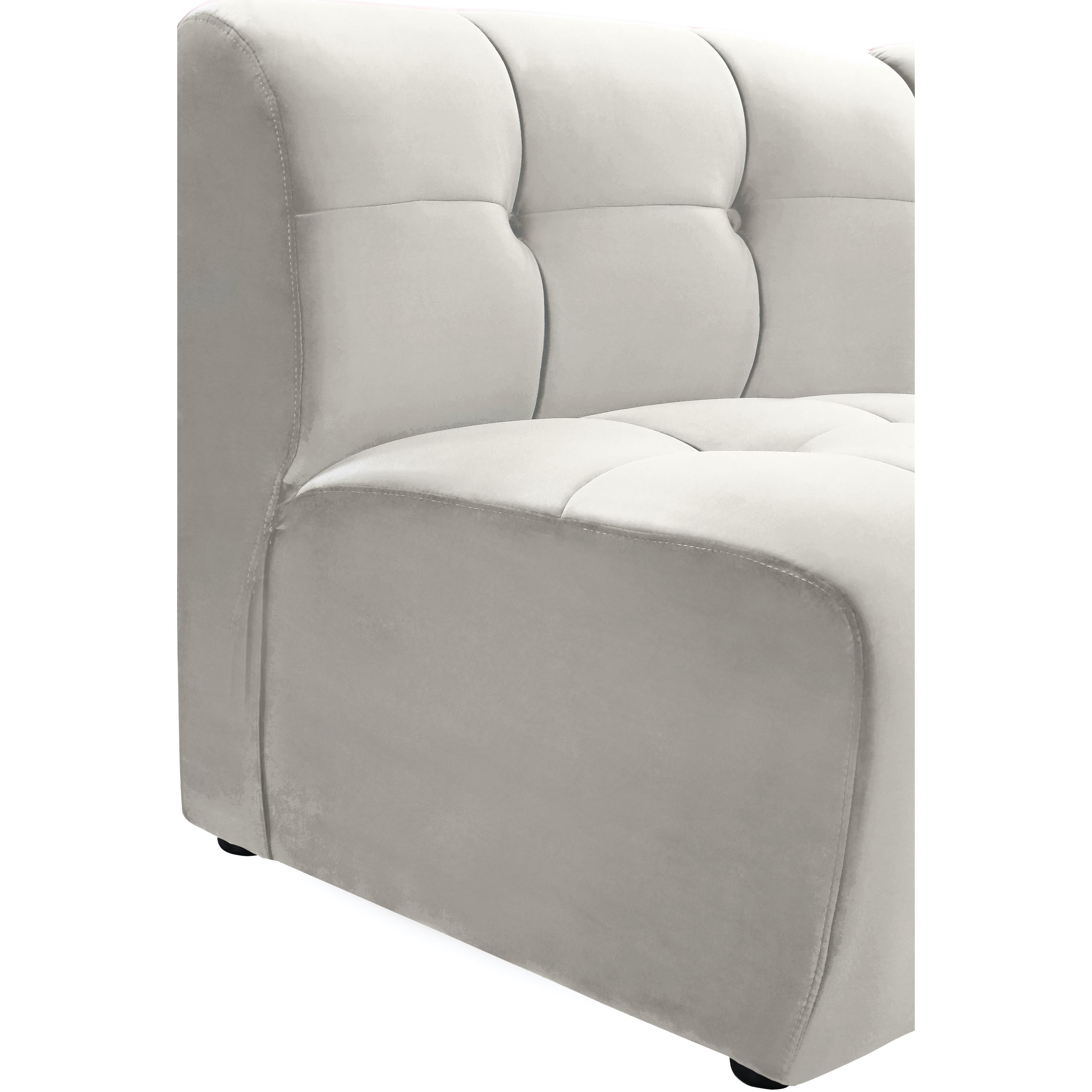 Meridian Limitless Cream Velvet Modular Chair